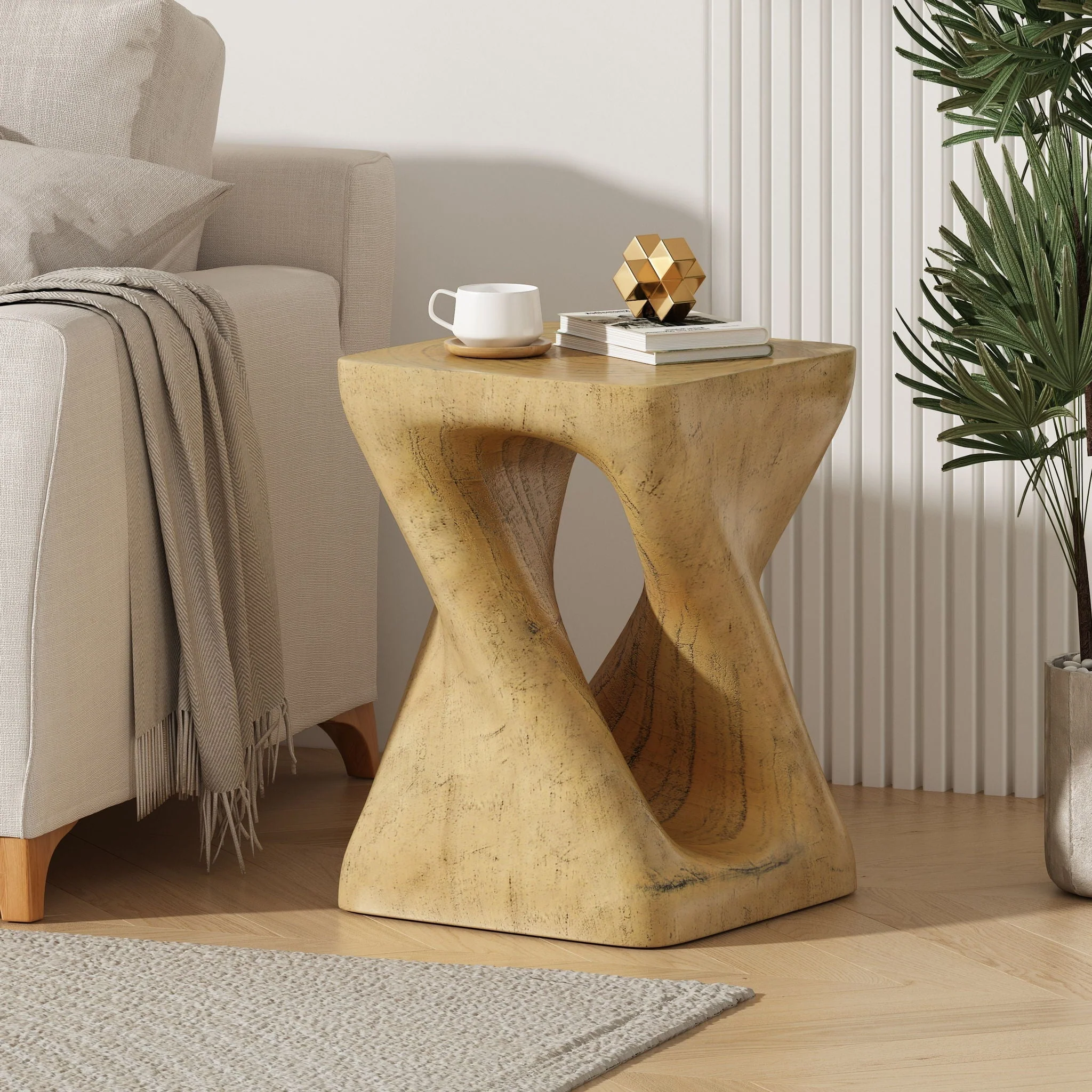 Twist Shape Side Table - Image 7
