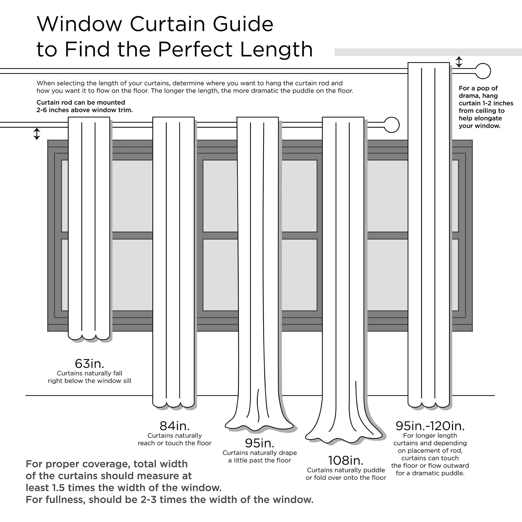 Twist Tab Lined Window Curtain Panel Champagne 50x95 - Image 4