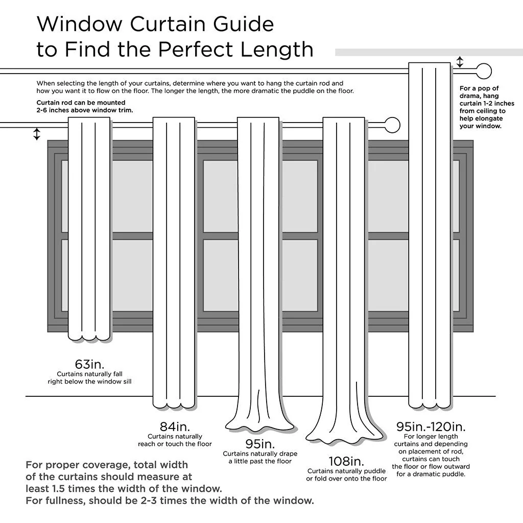 Twist Tab Lined Window Curtain Panel White 50x108 - Image 12