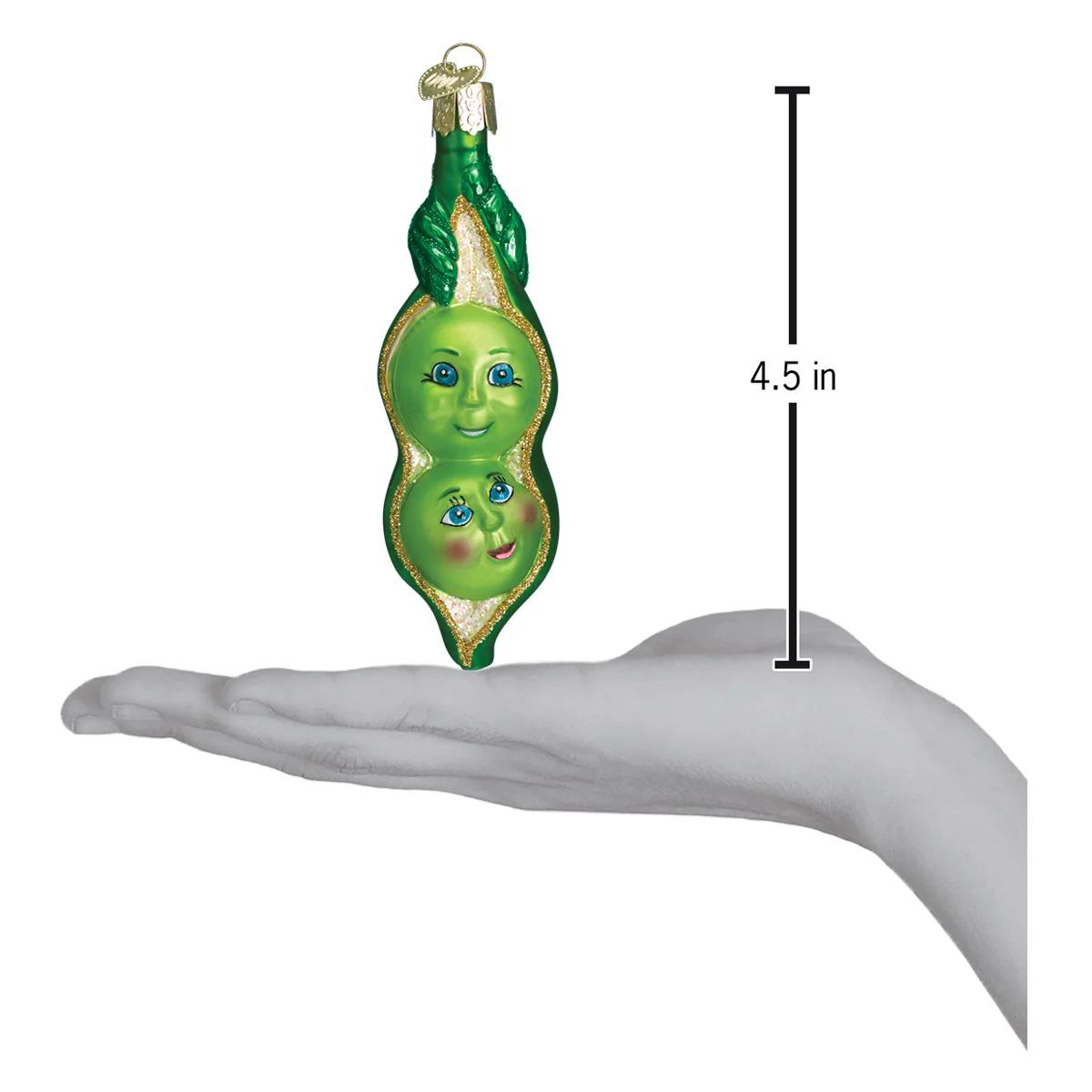 Two Peas In A Pod Ornament - Image 4
