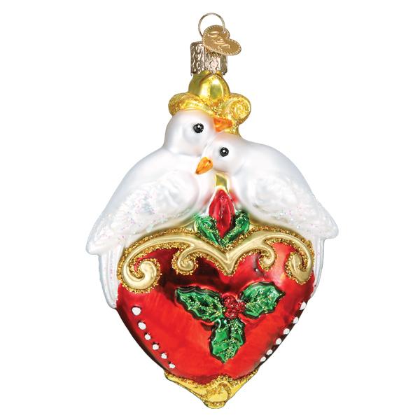 Two Turtle Doves Ornament - Image 3