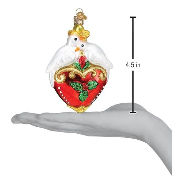 Two Turtle Doves Ornament - Image 6