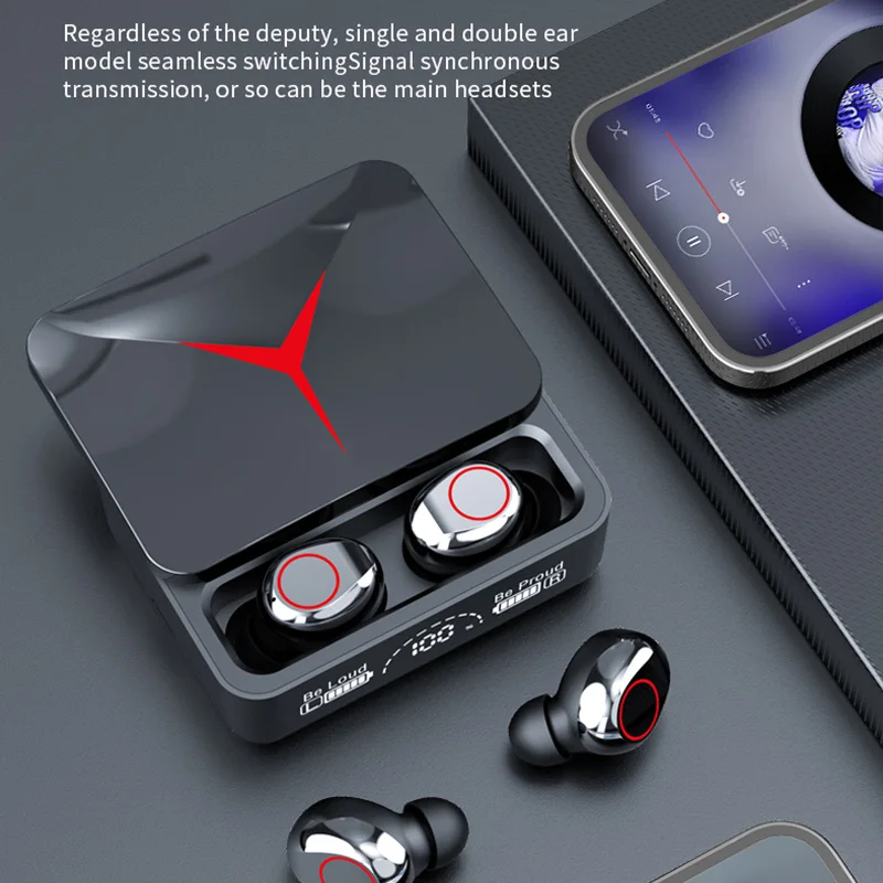 TWS M90 Wireless Earbuds Bluetooth 5.3 Gaming Headphones with Mic for Sports and Calls - Image 4