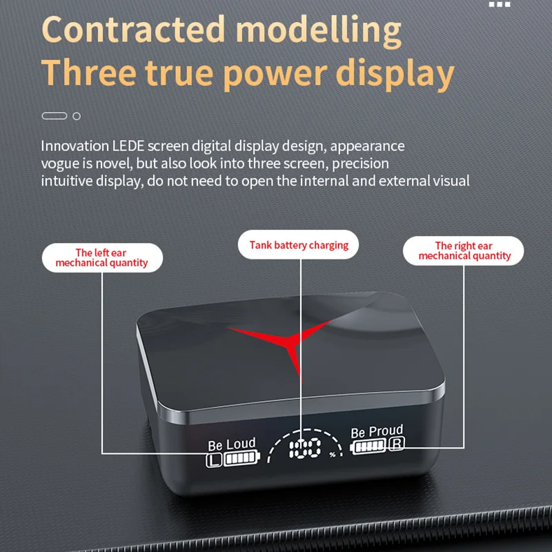 TWS M90 Wireless Earbuds Bluetooth 5.3 Gaming Headphones with Mic for Sports and Calls - Image 5