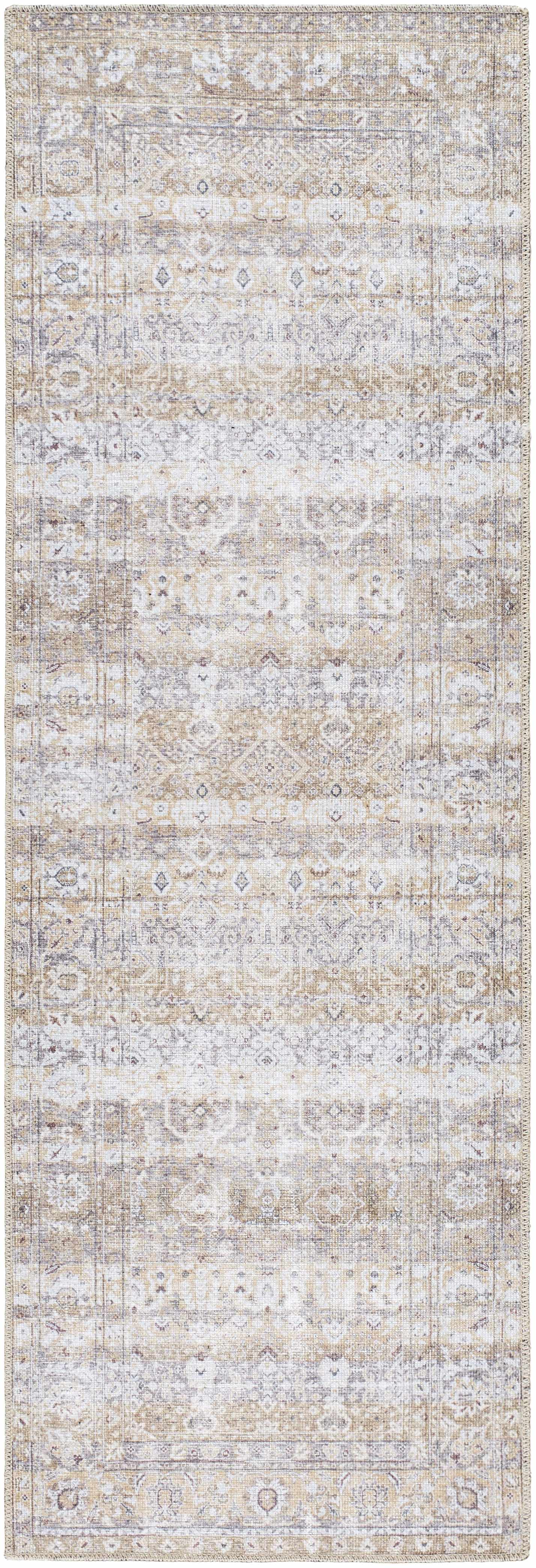 Tywin Vintage Flat Pile Washable Rug - Image 3