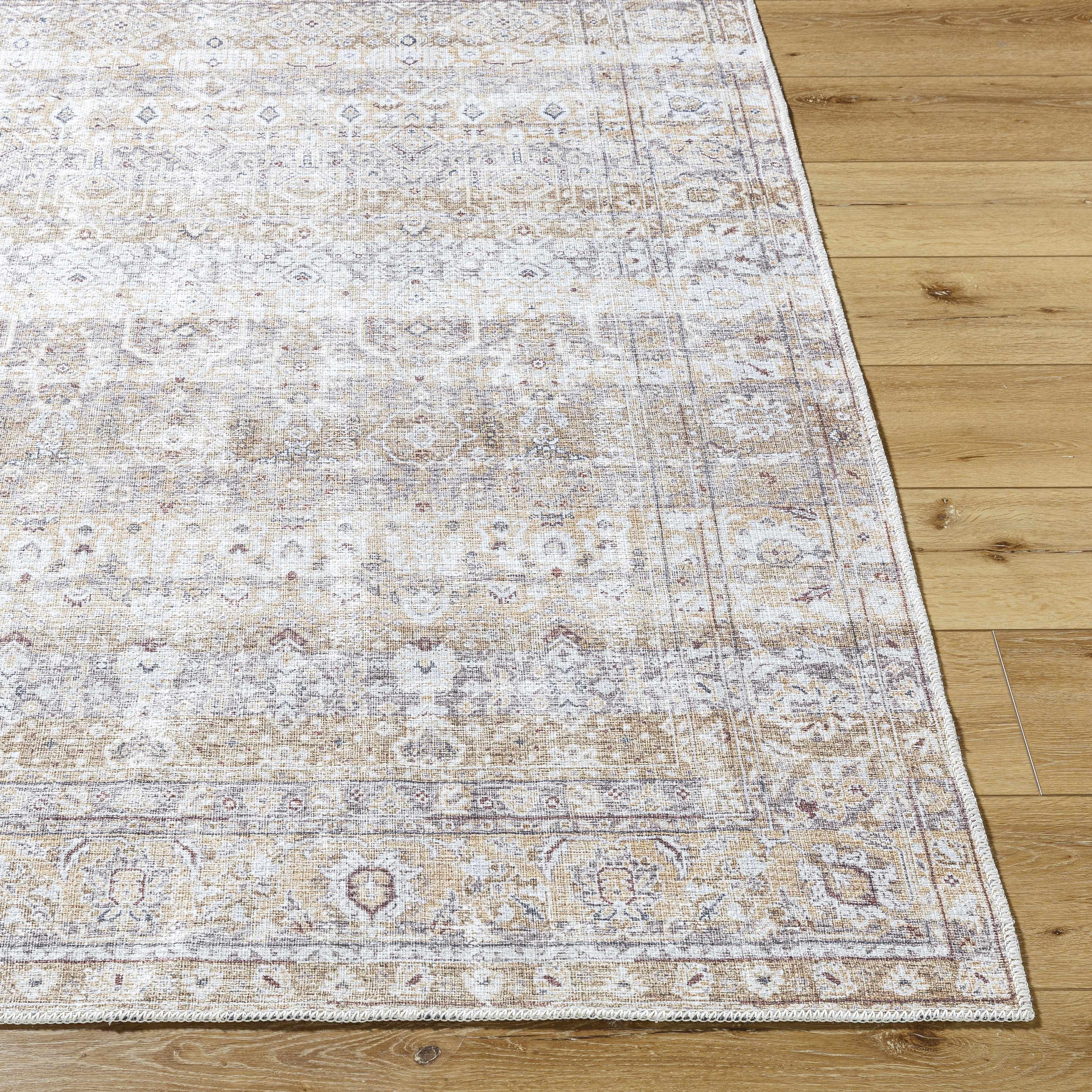 Tywin Vintage Flat Pile Washable Rug - Image 5