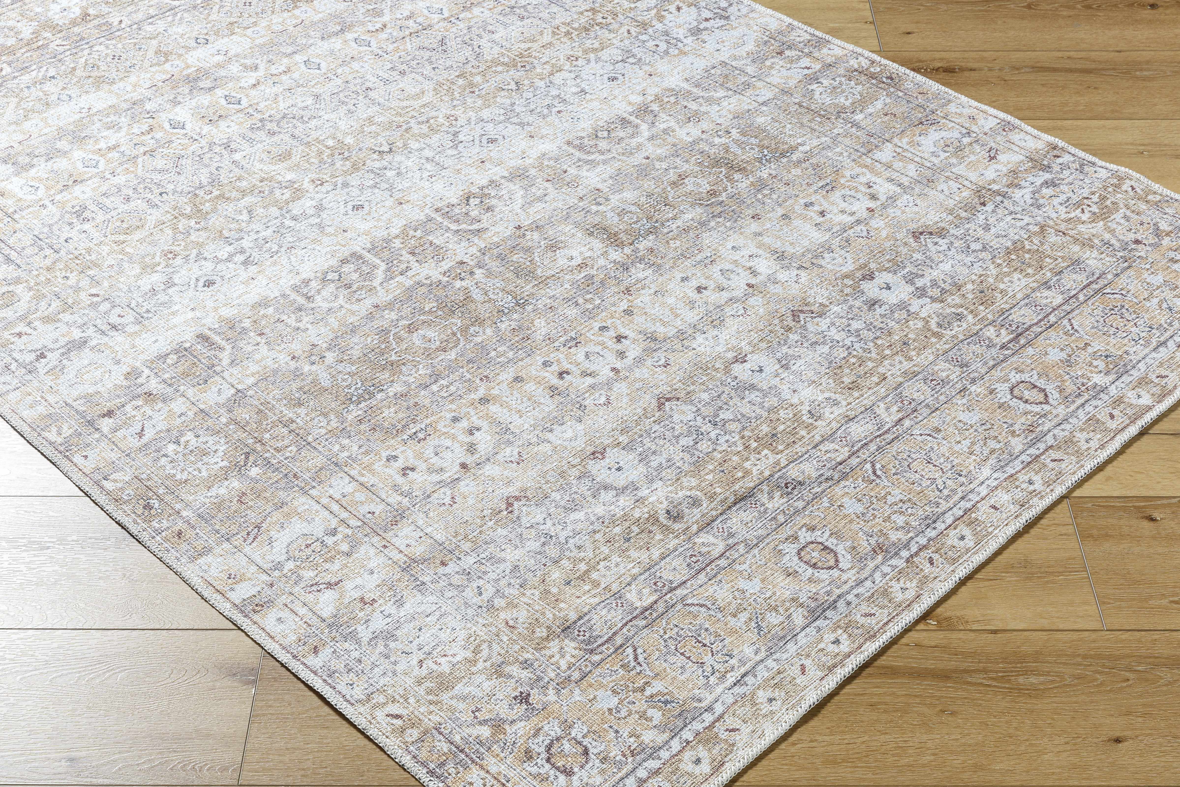 Tywin Vintage Flat Pile Washable Rug - Image 6
