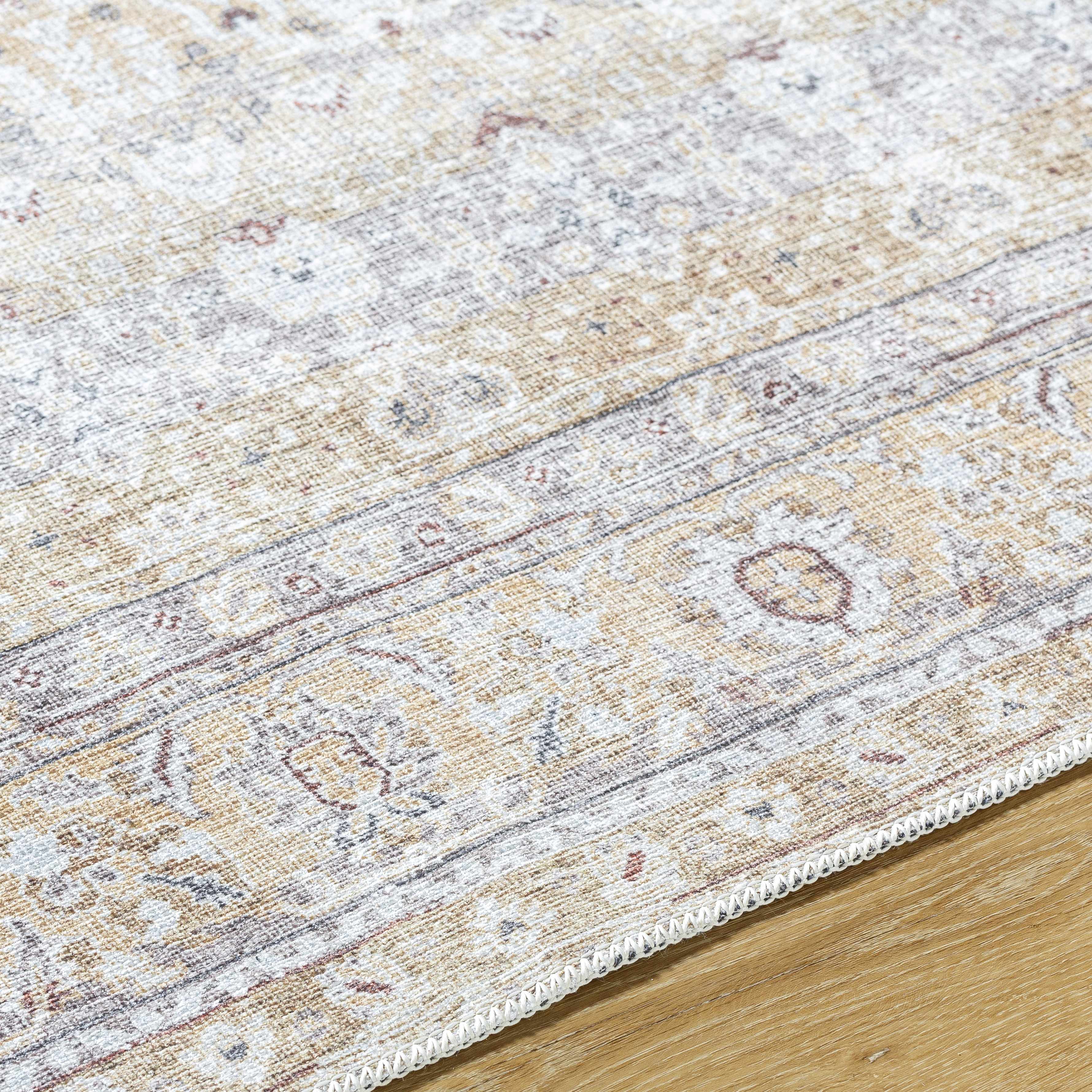 Tywin Vintage Flat Pile Washable Rug - Image 8