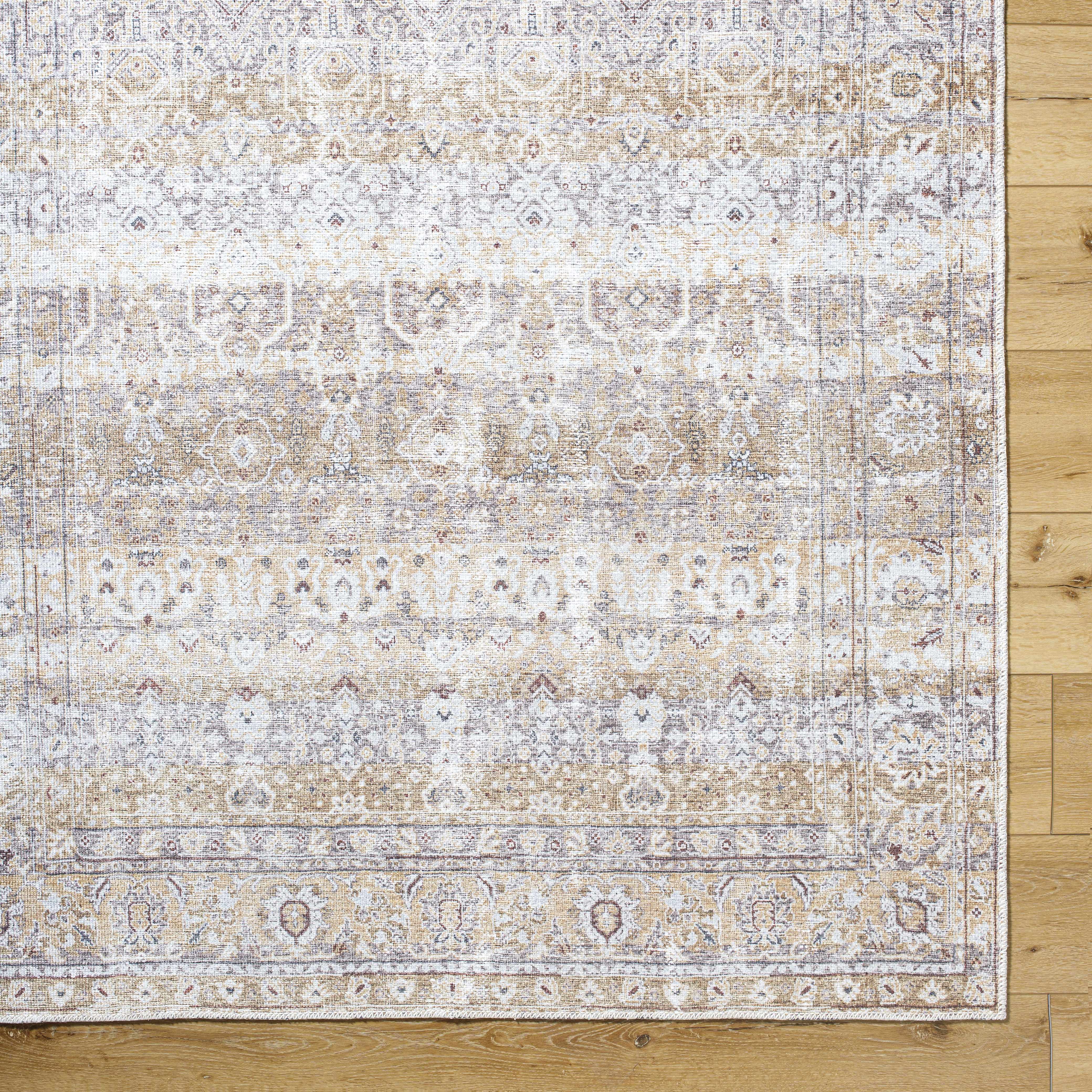 Tywin Vintage Flat Pile Washable Rug - Image 9