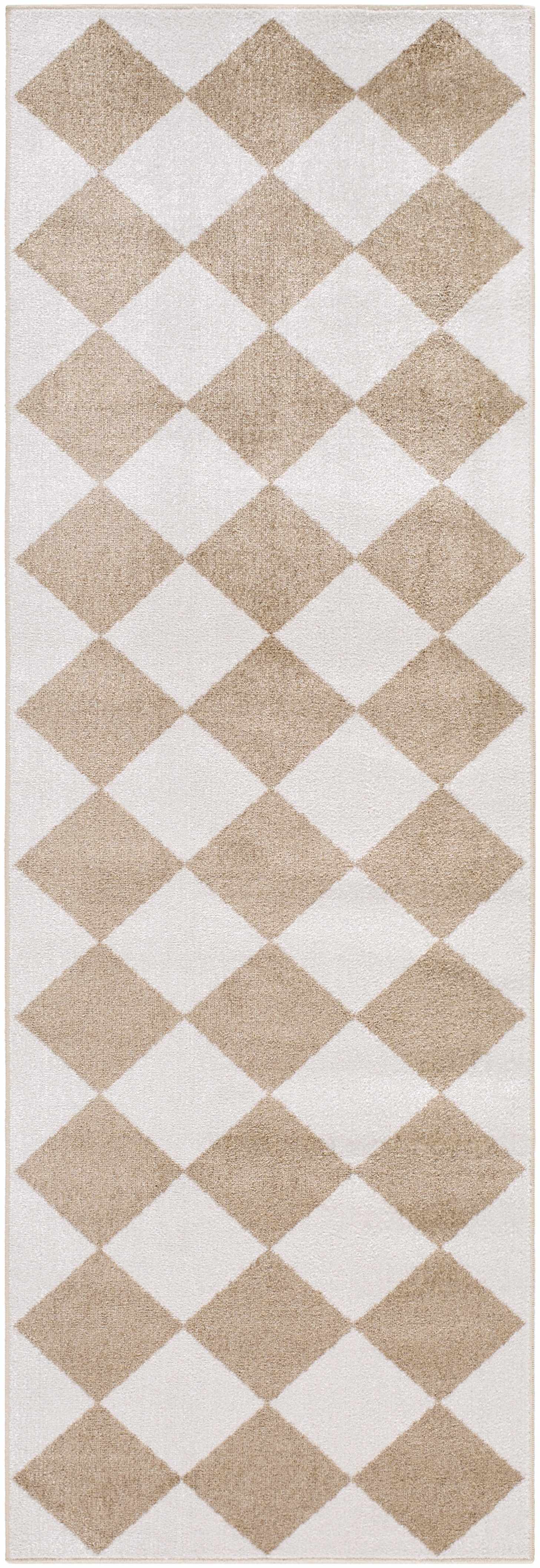 Ulric Brown Diamond Washable Area Rug - Image 10