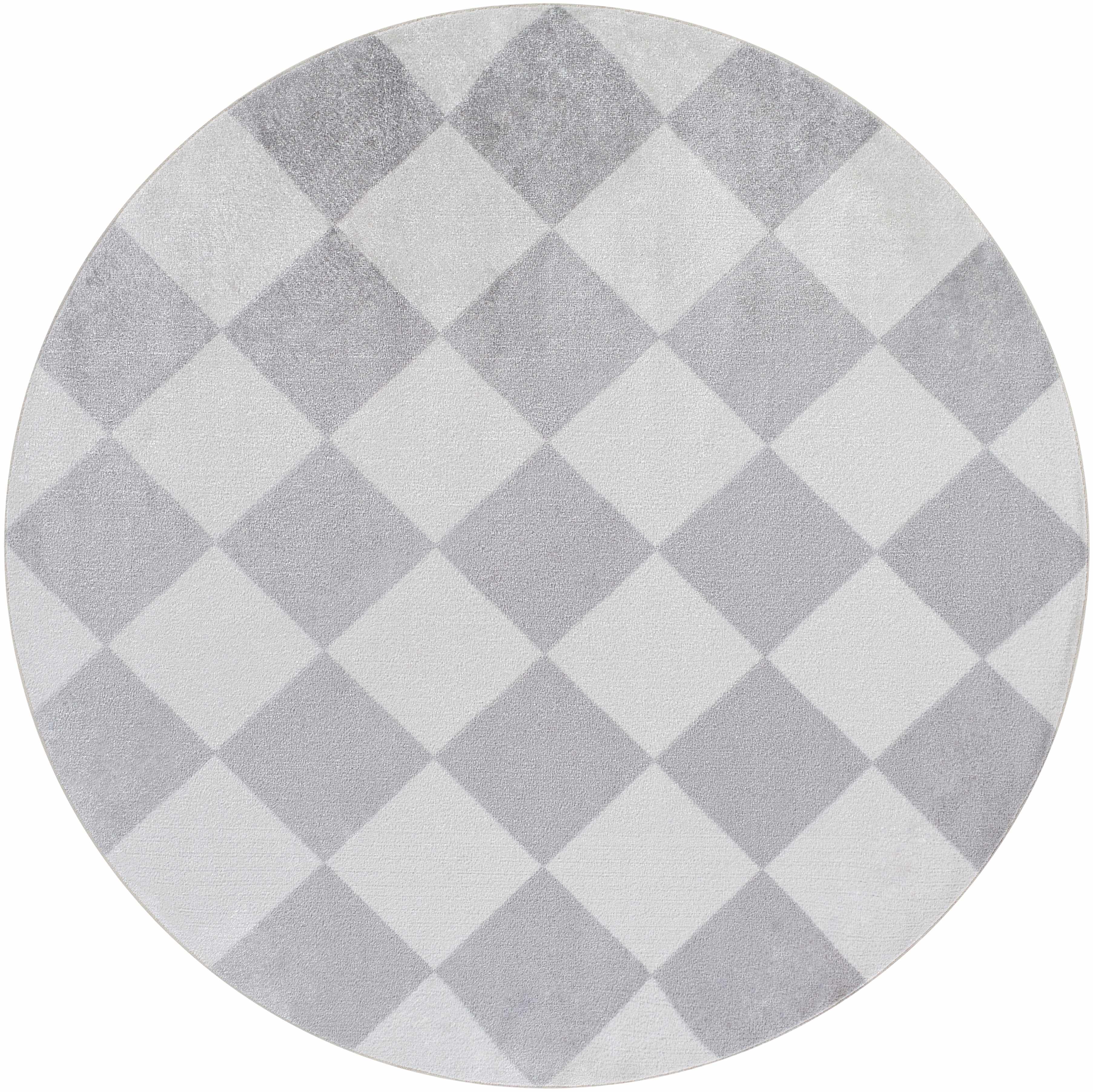 Ulric Light Gray Diamond Washable Area Rug - Image 12