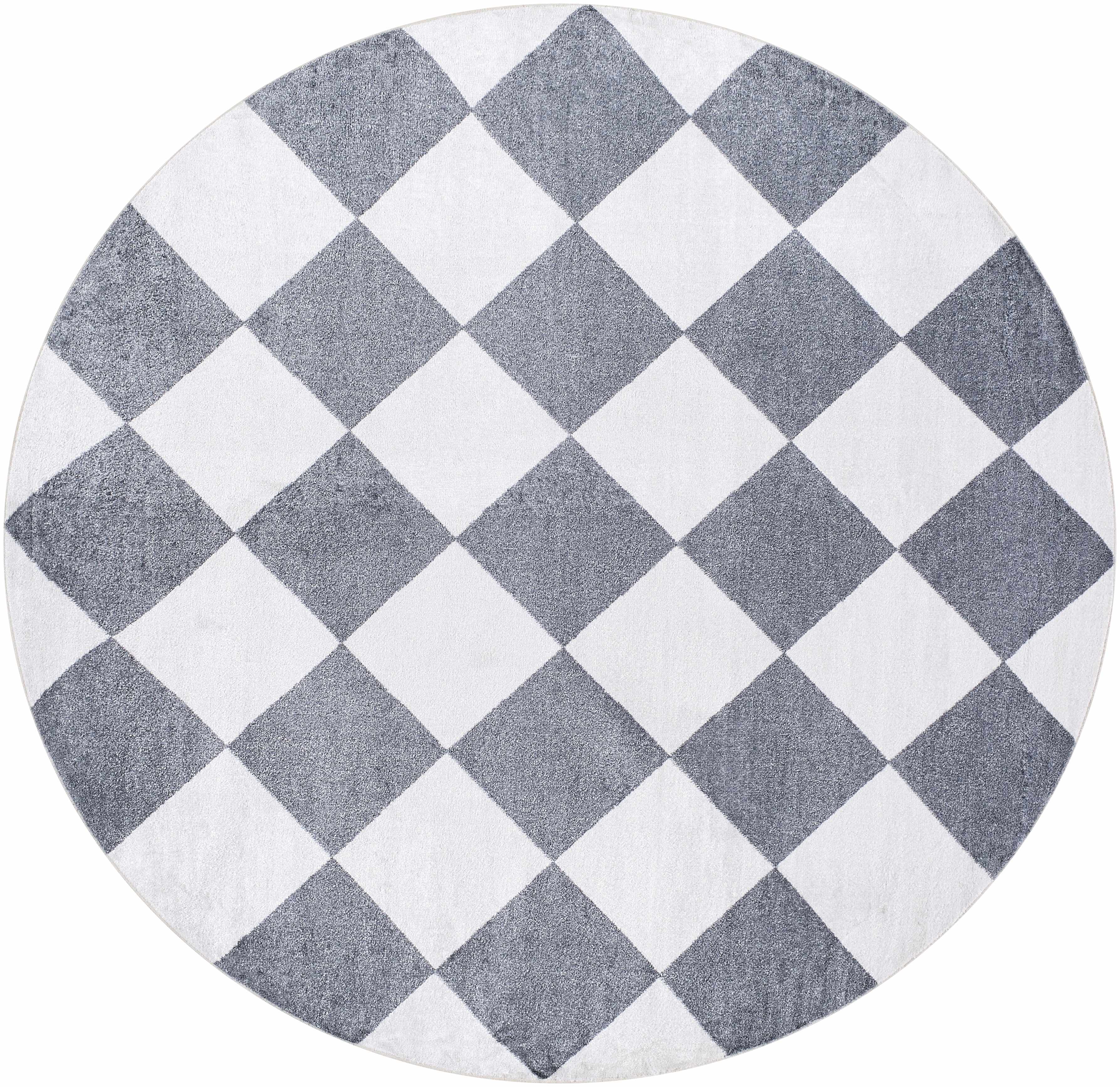 Ulric Navy Blue Diamond Washable Area Rug - Image 12