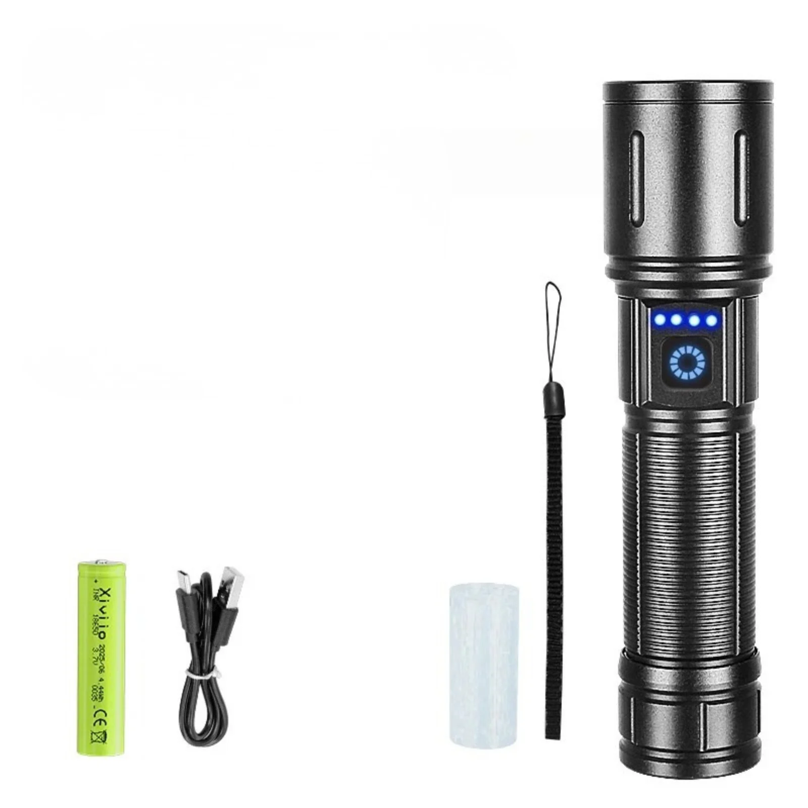 Ultra Bright Rechargeable LED Flashlight Tactical Torch Outdoor Camping - Image 3