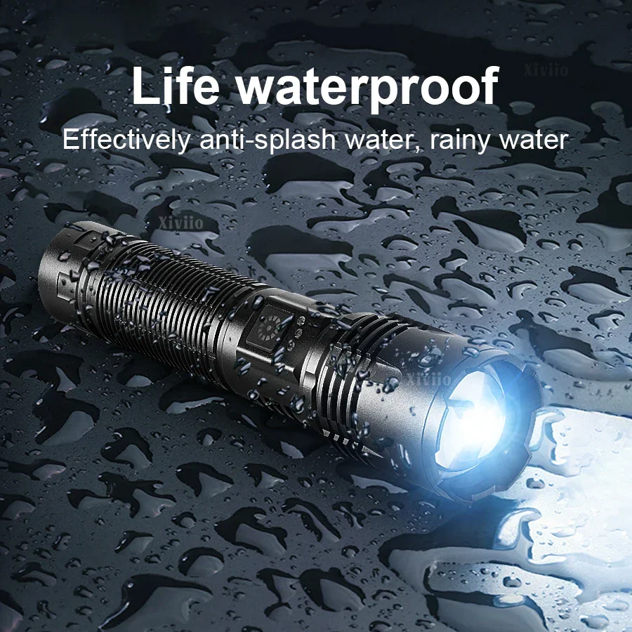 Ultra Bright Rechargeable LED Flashlight Tactical Torch Outdoor Camping - Image 8
