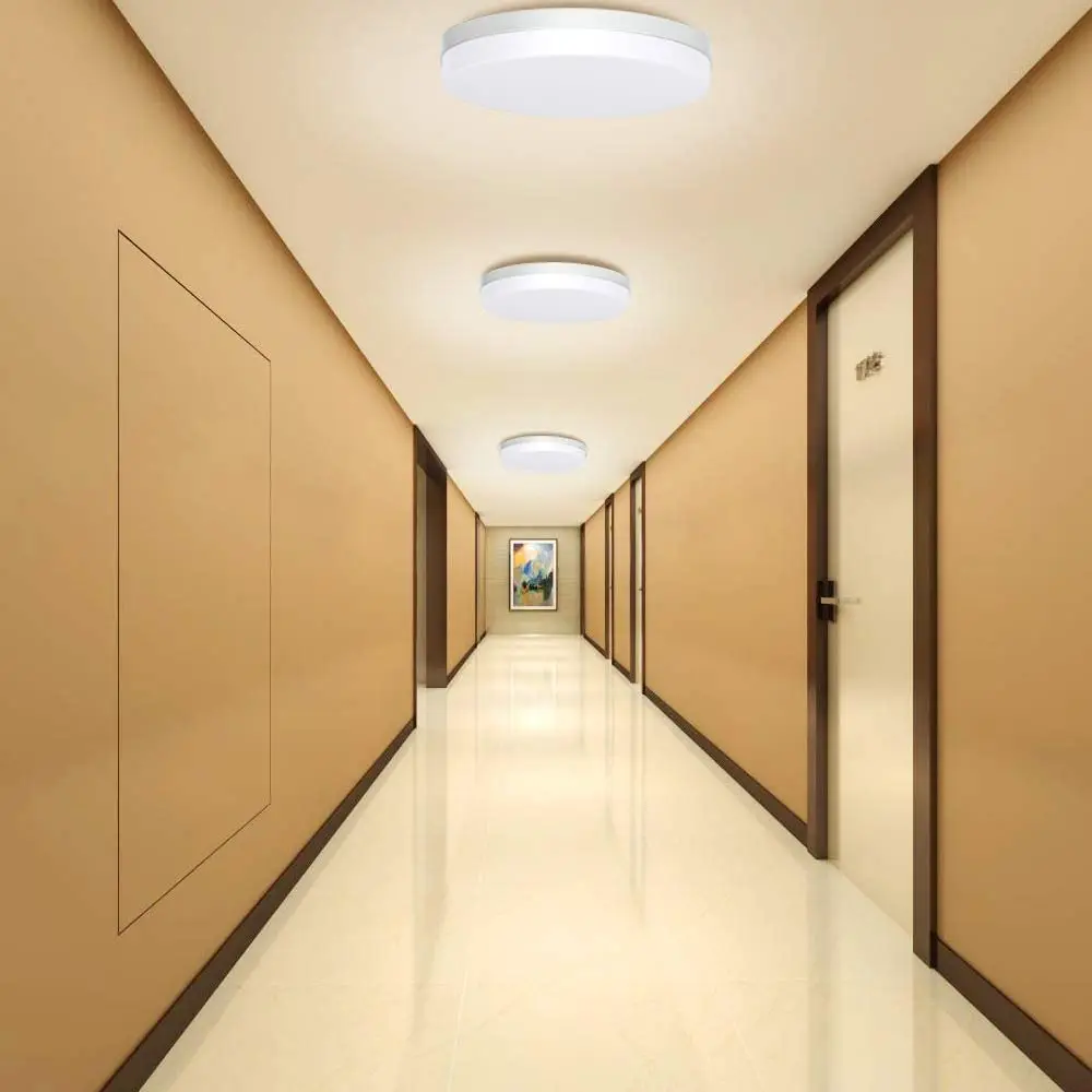 Ultra-Thin Round LED Ceiling Light 6500K Waterproof Flush Mount Modern Lamp - Image 2