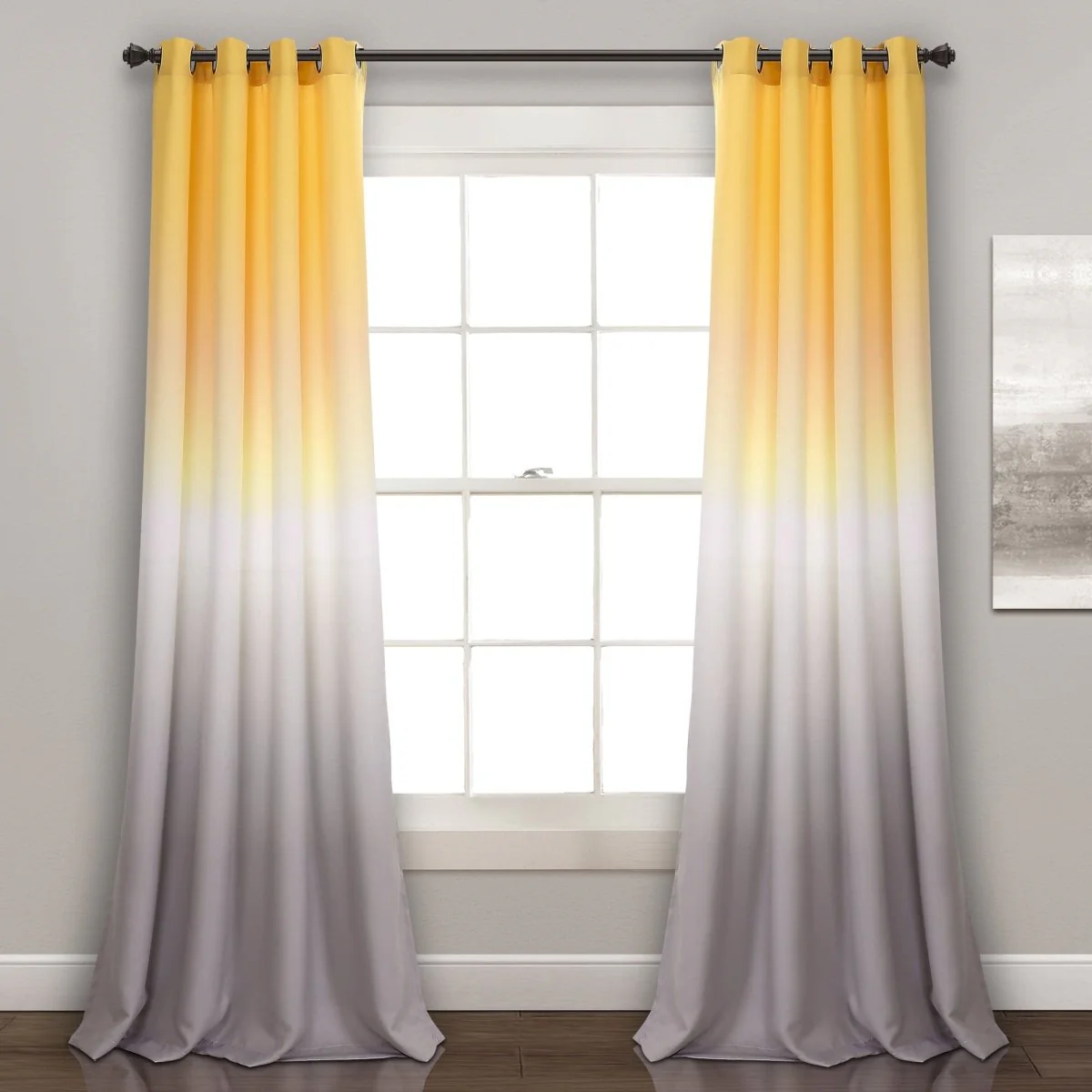 Umbre Fiesta Light Filtering Window Curtain Panel Set - Image 2
