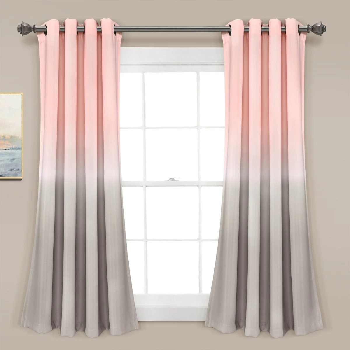 Umbre Fiesta Light Filtering Window Curtain Panel Set - Image 3