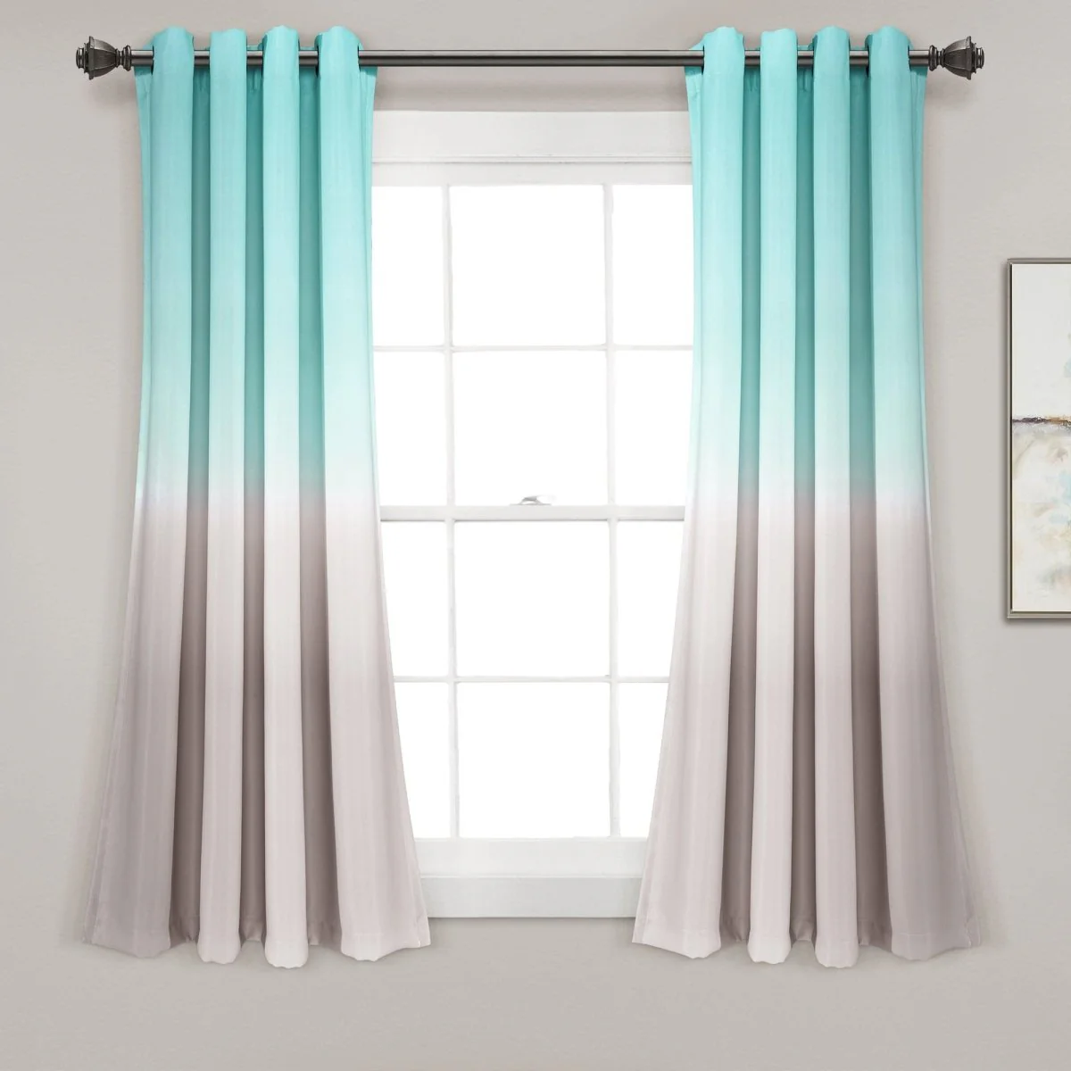 Umbre Fiesta Light Filtering Window Curtain Panel Set - Image 5