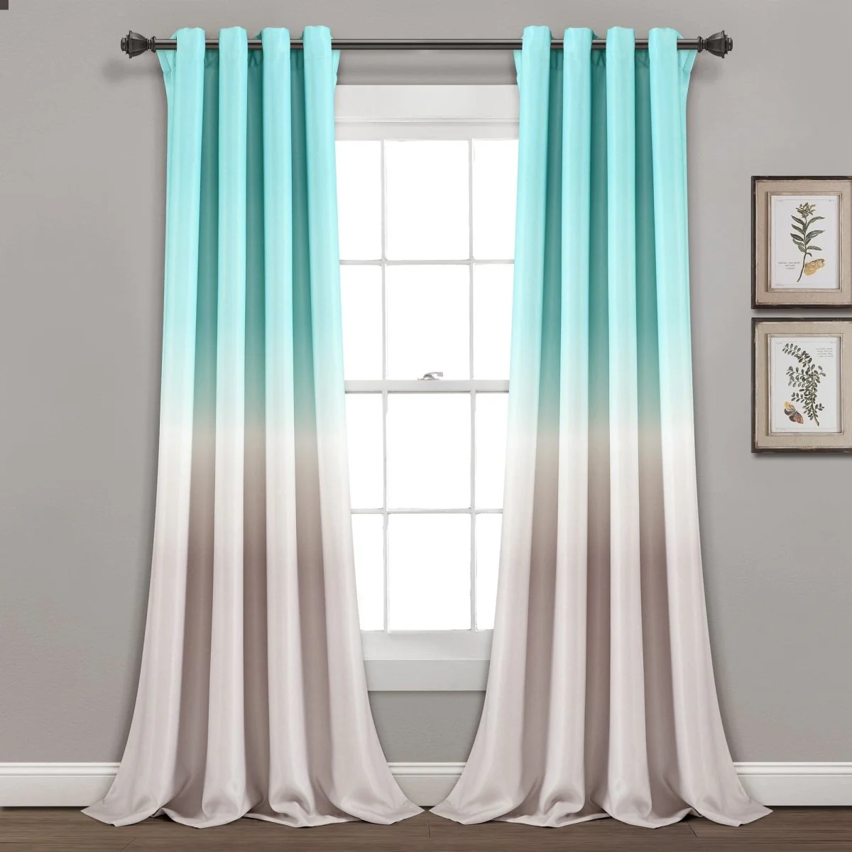 Umbre Fiesta Light Filtering Window Curtain Panel Set - Image 6