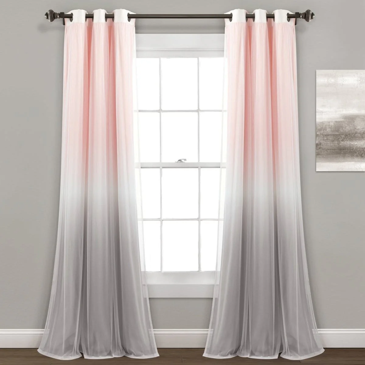 Umbre Fiesta Sheer/Light Filtering Window Curtain Panel - Image 10