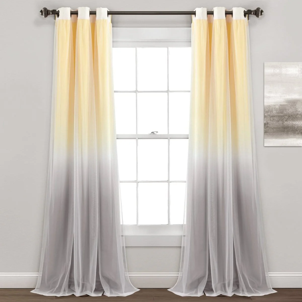 Umbre Fiesta Sheer/Light Filtering Window Curtain Panel - Image 3