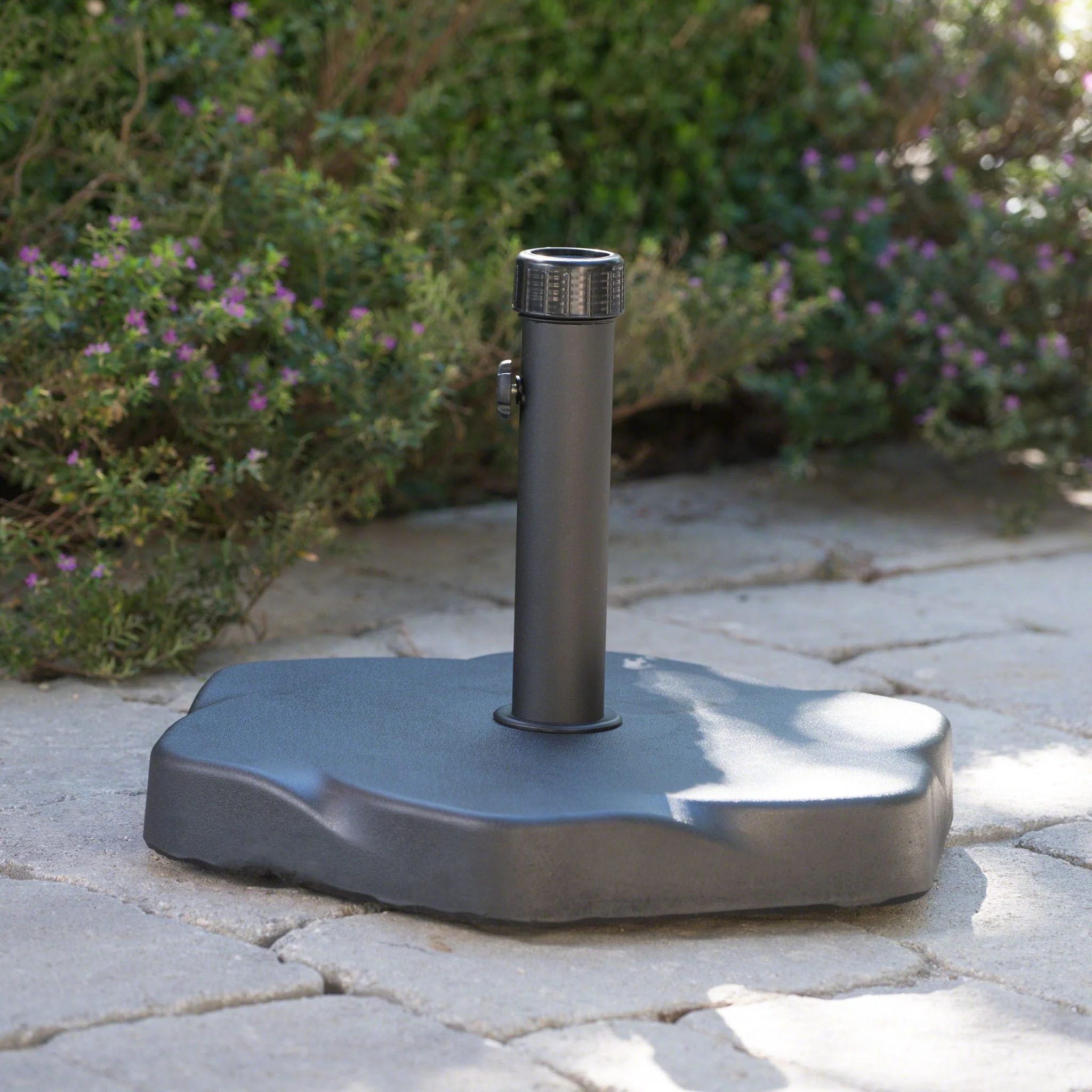 Umbrella Base With Hexagonal Shape - Black - Image 3
