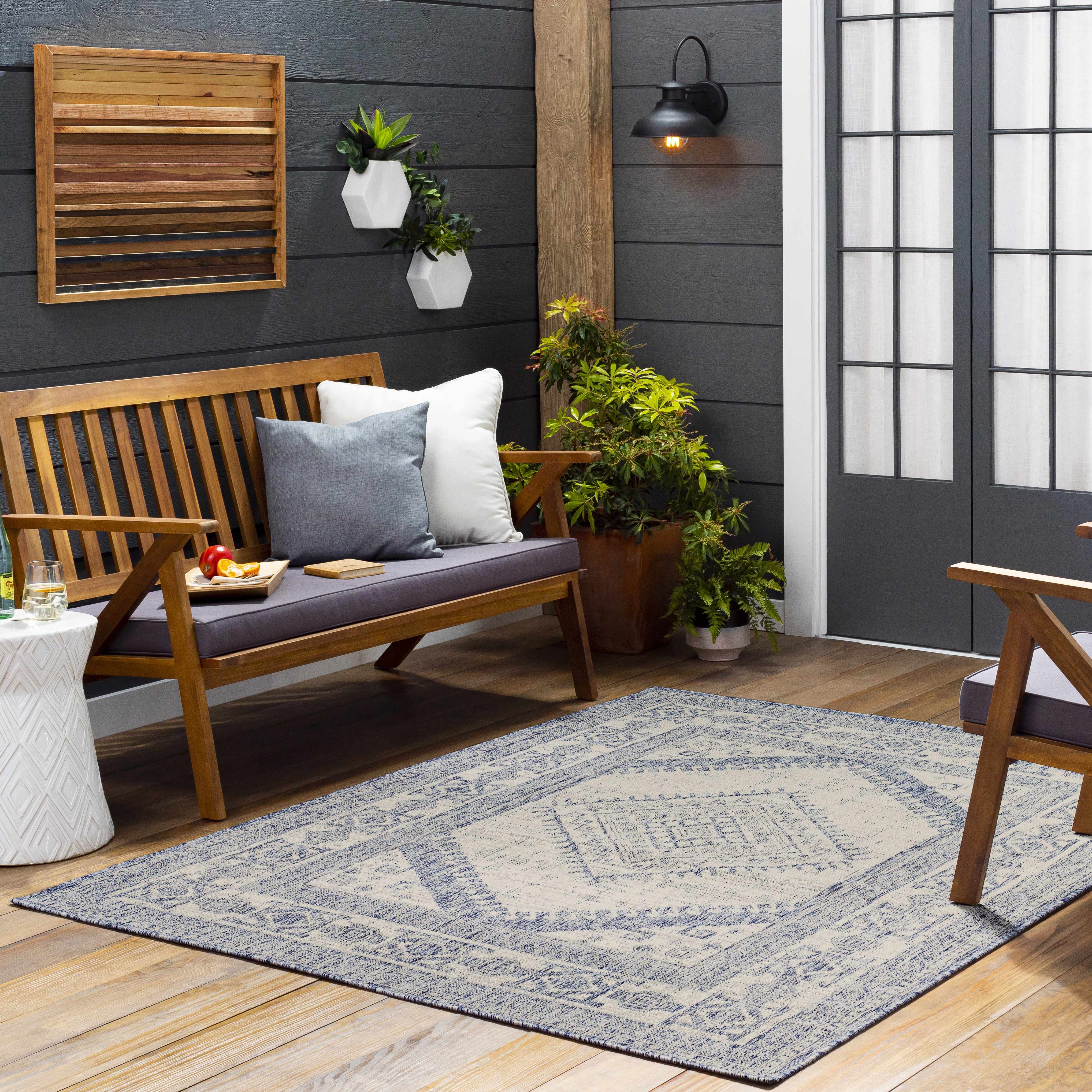 Umraniye Gray & Blue Area Rug - Clearance - Image 2