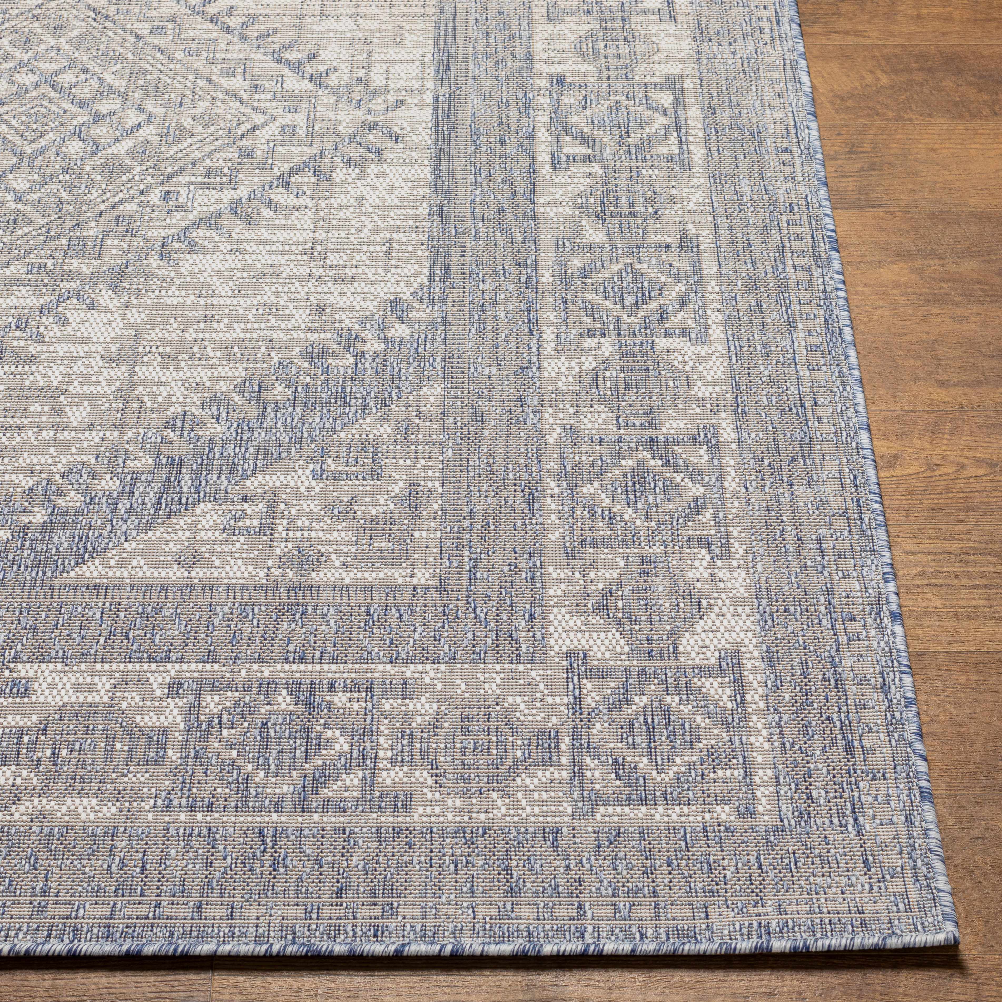 Umraniye Gray & Blue Area Rug - Clearance - Image 4