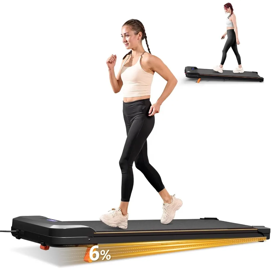 Under Desk Treadmill 4-in-1 Walking Pad 2.5HP Incline Portable Home Office - Image 2
