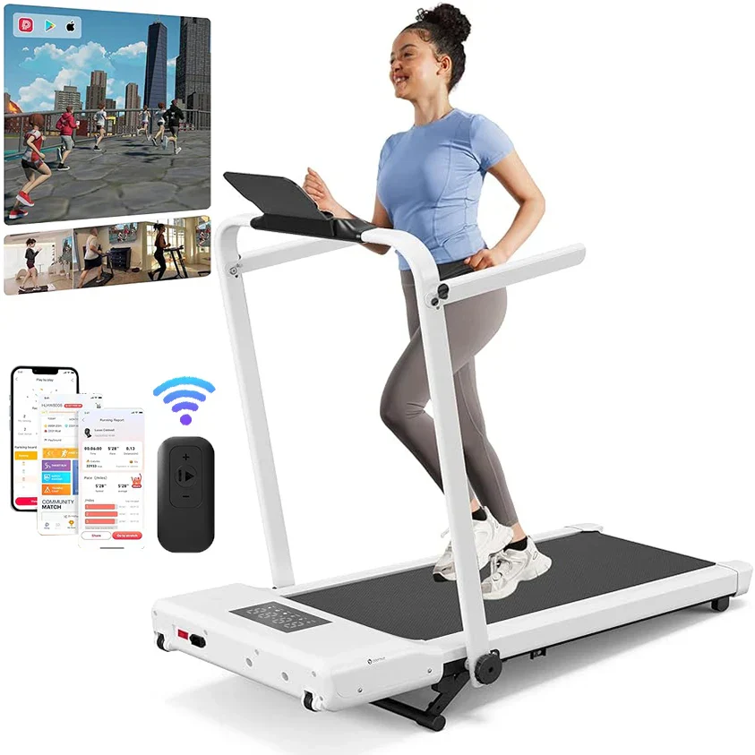Under Desk Walking Pad Treadmill 9% Incline 37.4" Belt Foldable Home Office - Image 7
