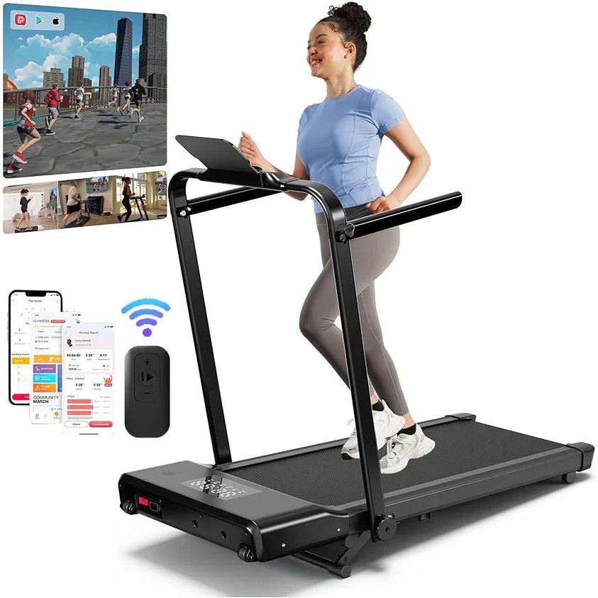 Under Desk Walking Pad Treadmill 9% Incline 37.4" Belt Foldable Home Office Gym - Image 7