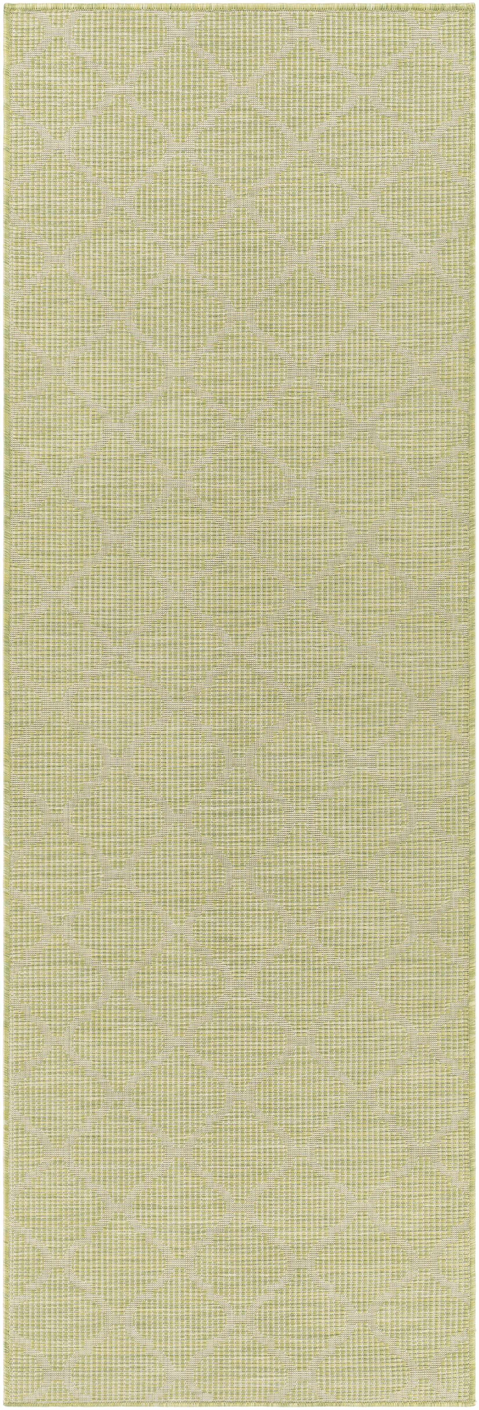 Unique Outdoor Trellis Area Rug, Olive Green - Clearance - Image 8