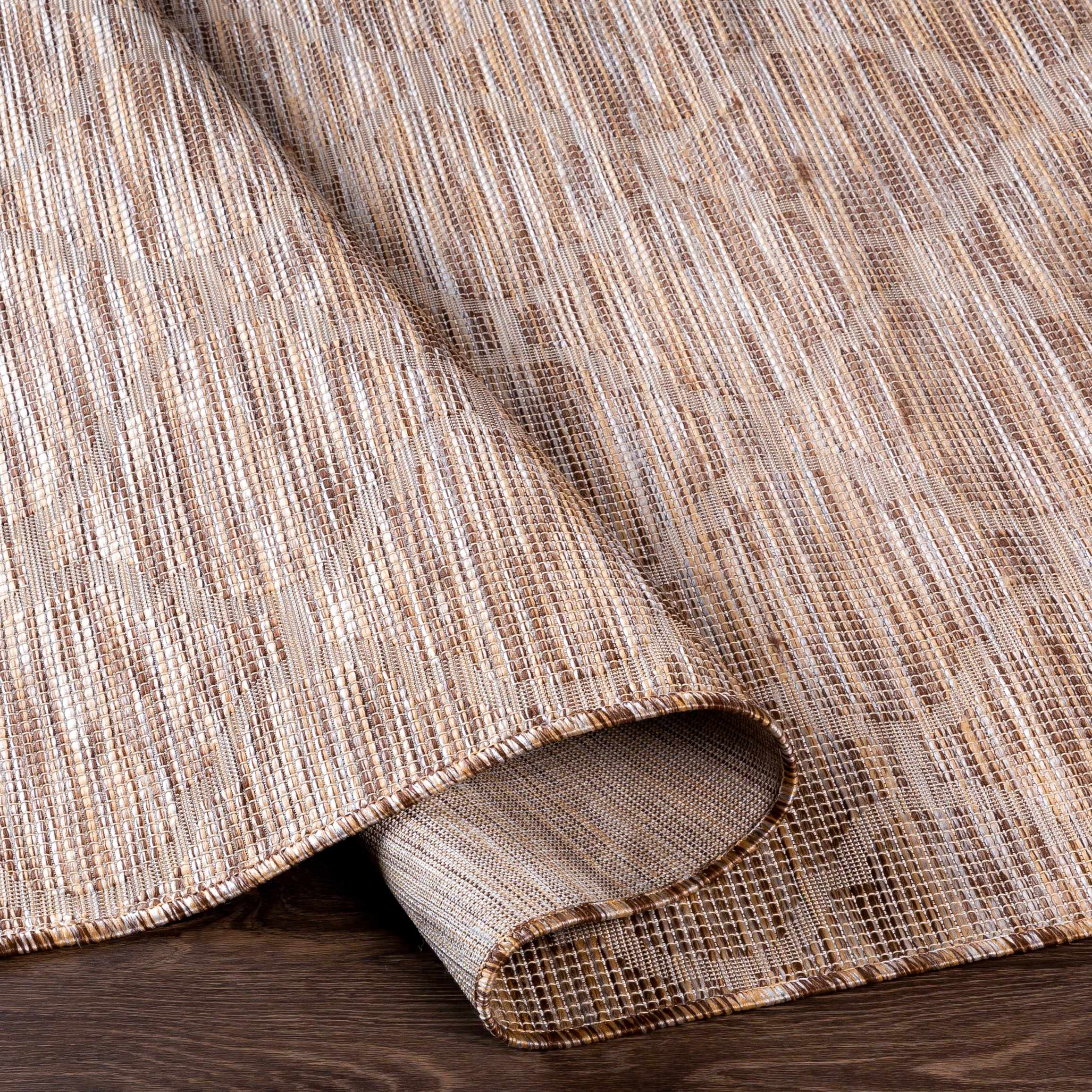 Unique Outdoor Trellis Area Rug, Peach - Clearance - Image 6