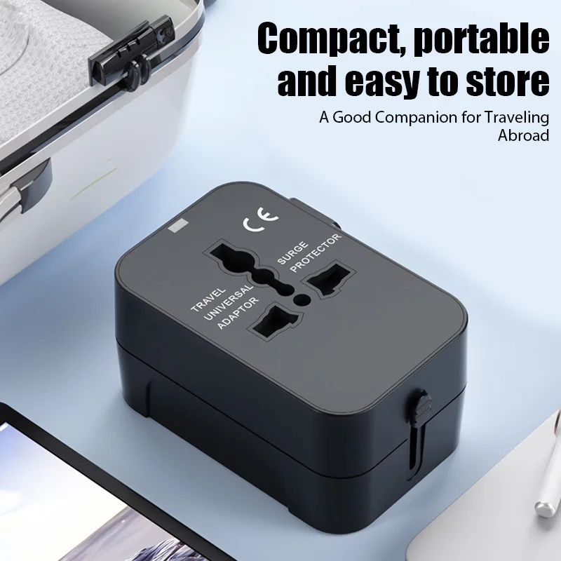 Universal Travel Adapter EU UK US AU Plug Converter Dual USB Power Charger - Image 5