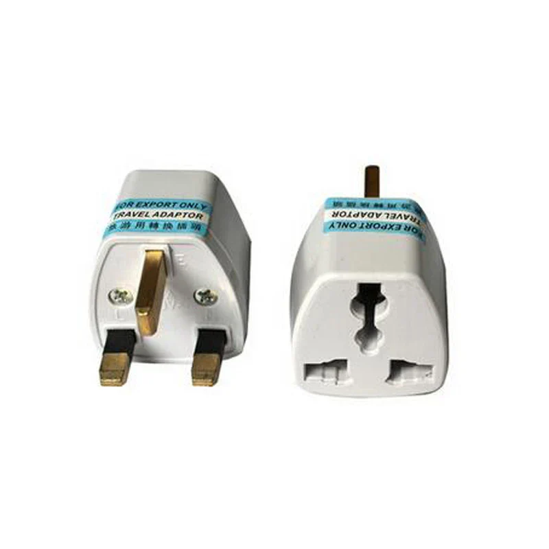 Universal Travel Plug Adapter EU US AU to UK 3 Pin AC Power Converter - Image 3