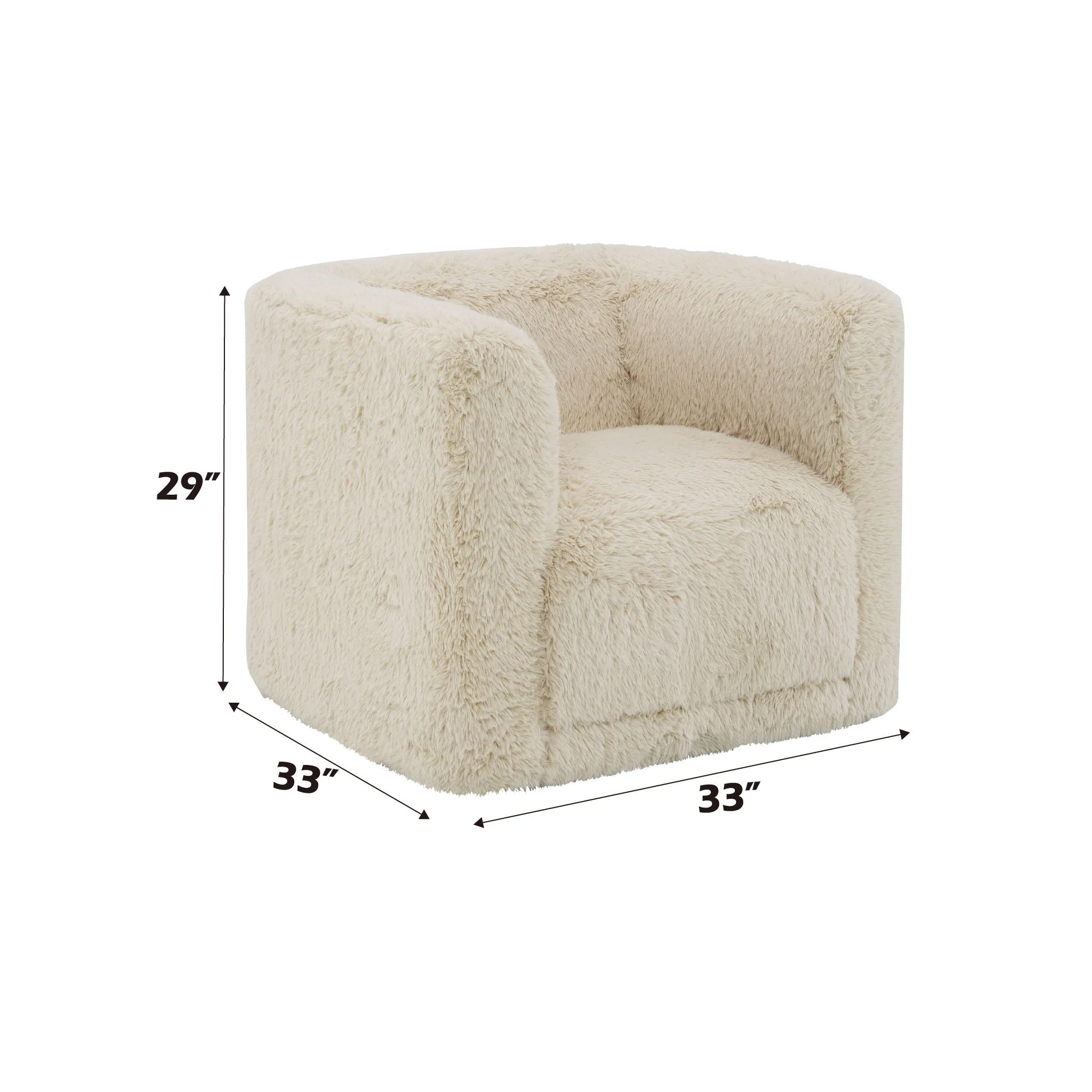 Upendo - Chair With Swivel - Sand - Image 3