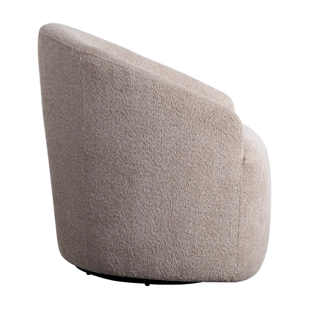 Upholstered 360 Degree Swivel Accent Chair - Image 4