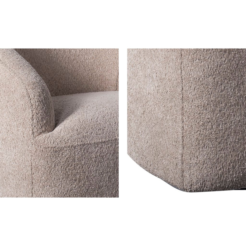 Upholstered 360 Degree Swivel Accent Chair - Image 6