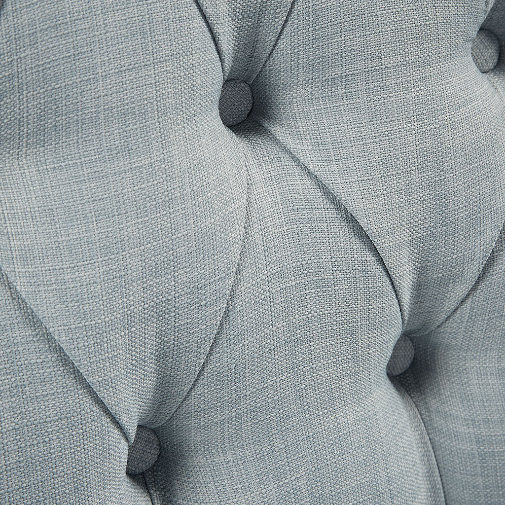 Upholstered Accent Chair with Button Tufted Back and Removable Seat Cushion - Image 7