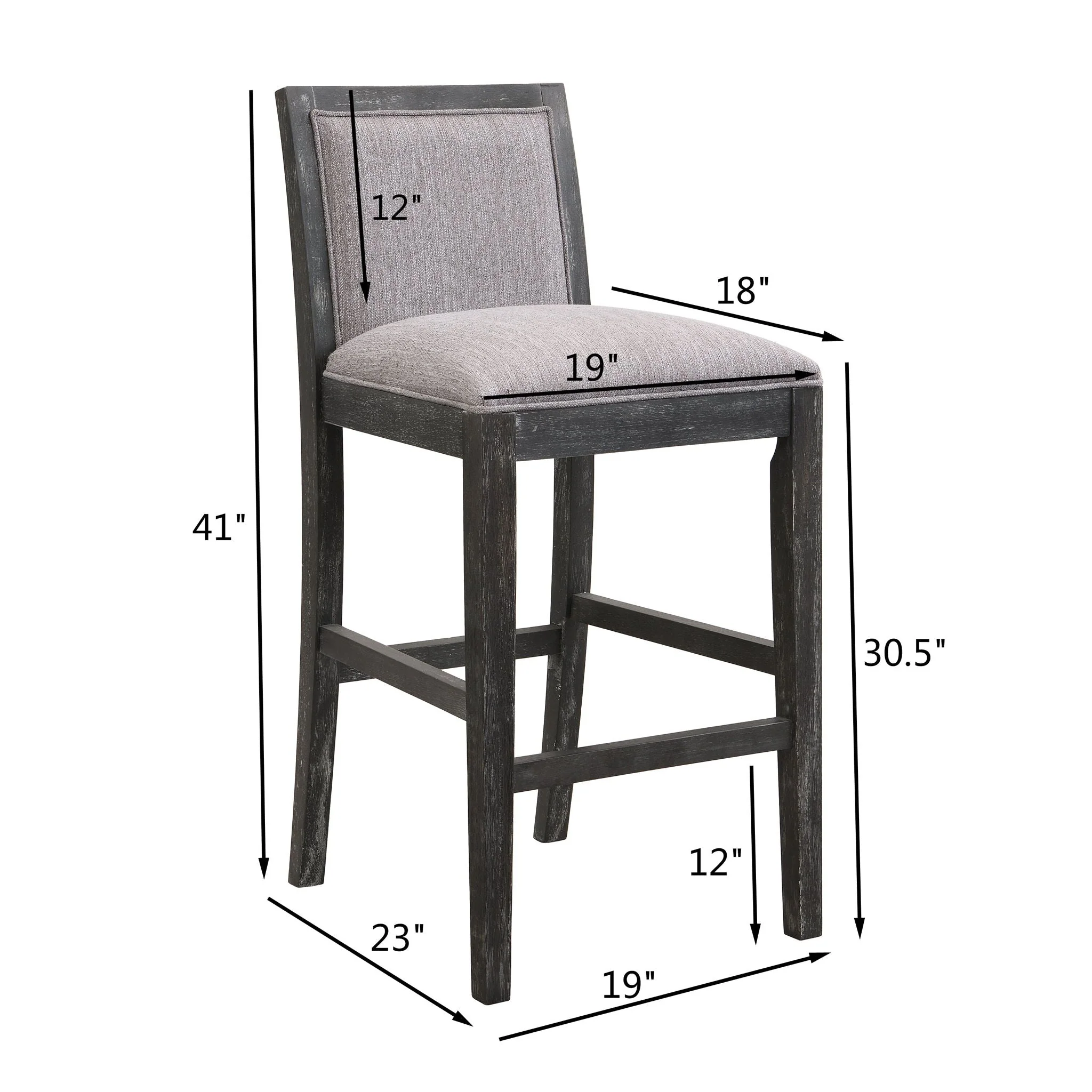 Upholstered Barstools (Set of 2) - Image 5