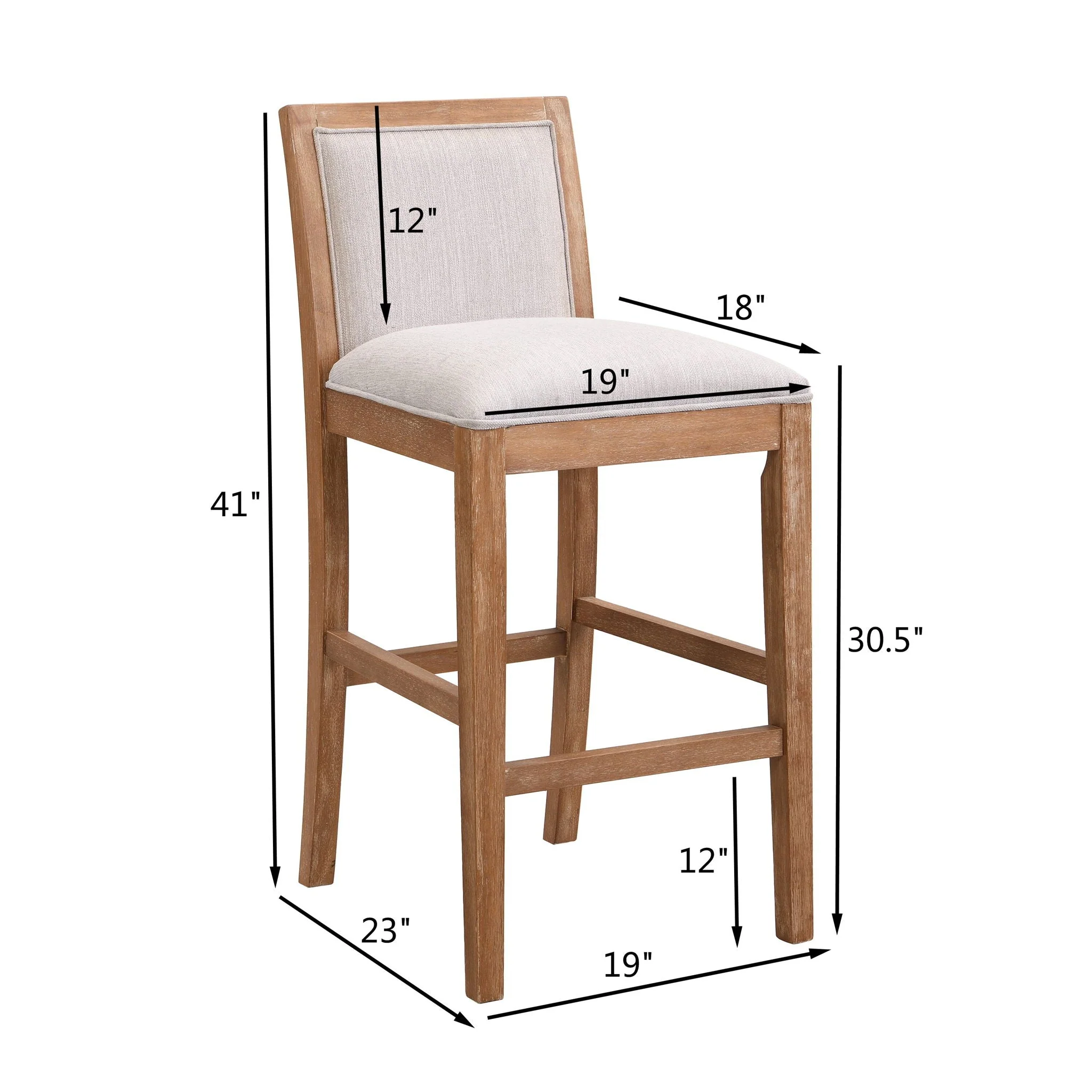 Upholstered Barstools (Set of 2) - Image 6