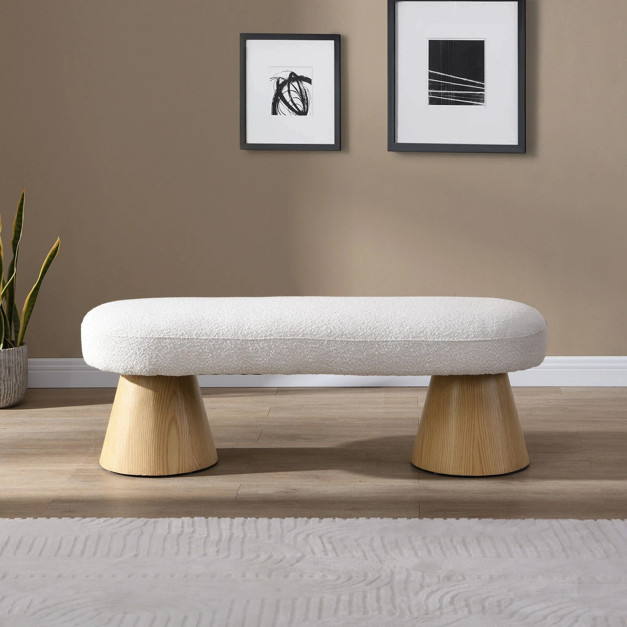 Upholstered Bench For Dining Room - Image 6