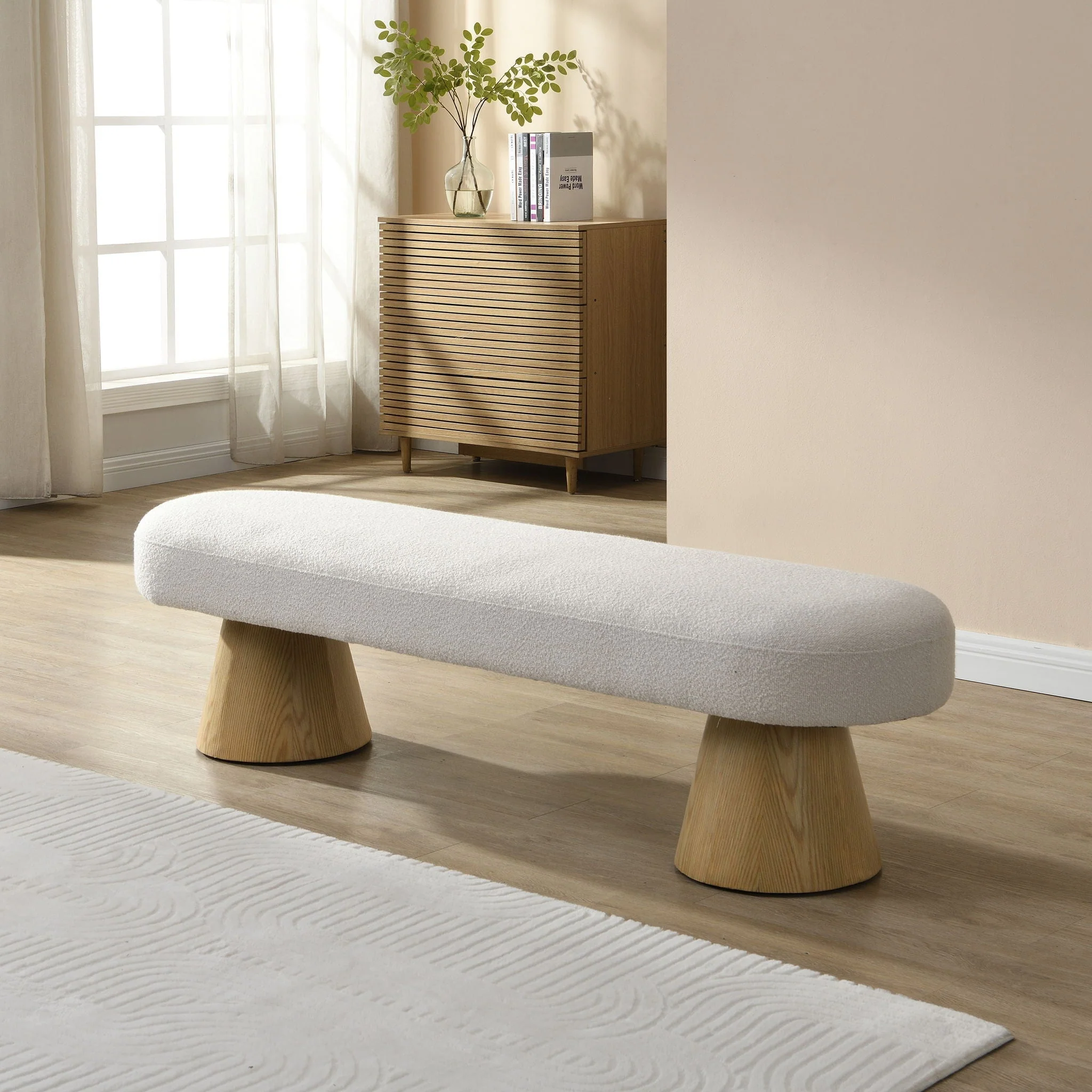 Upholstered Bench For Dining Room - Image 8