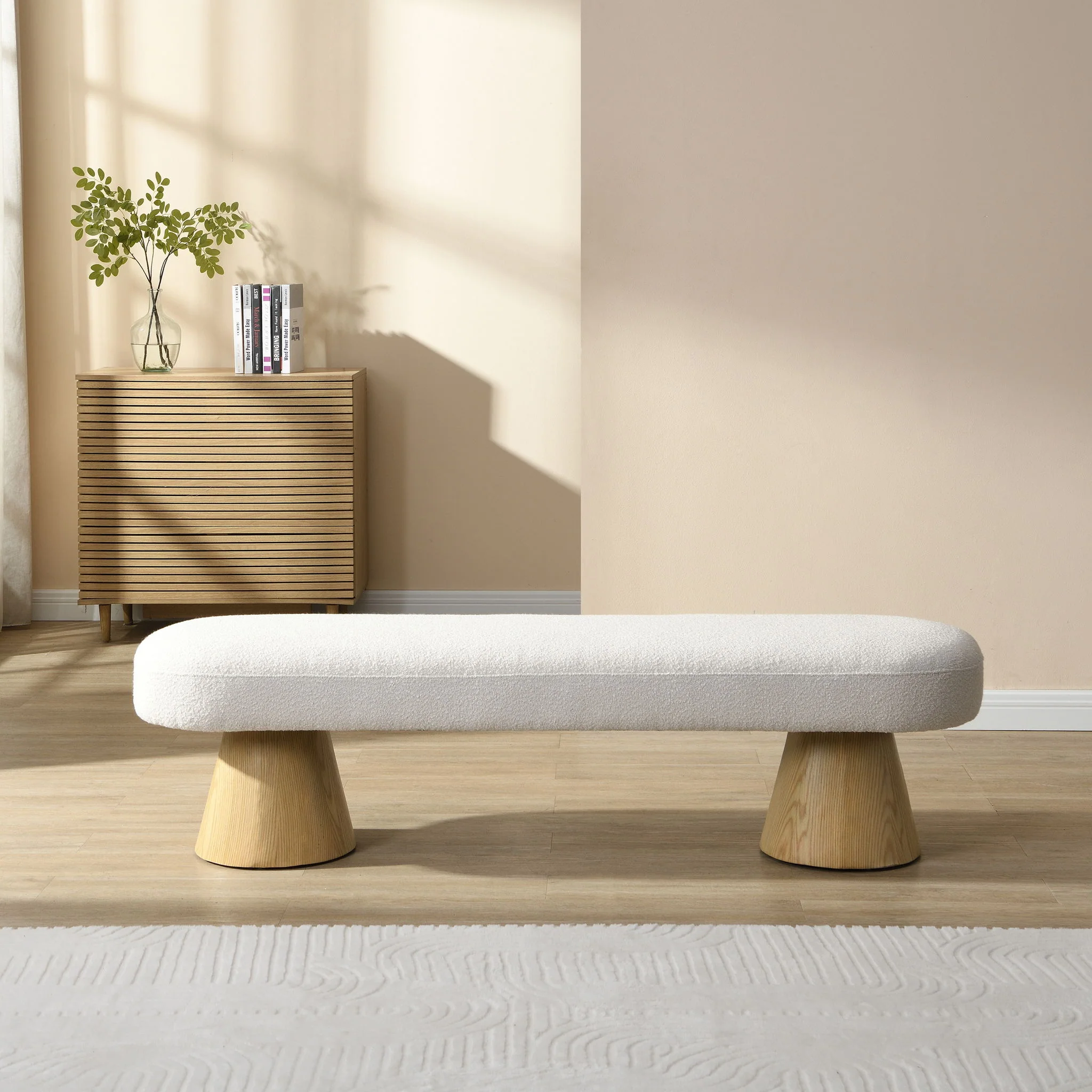 Upholstered Bench For Dining Room - Image 9