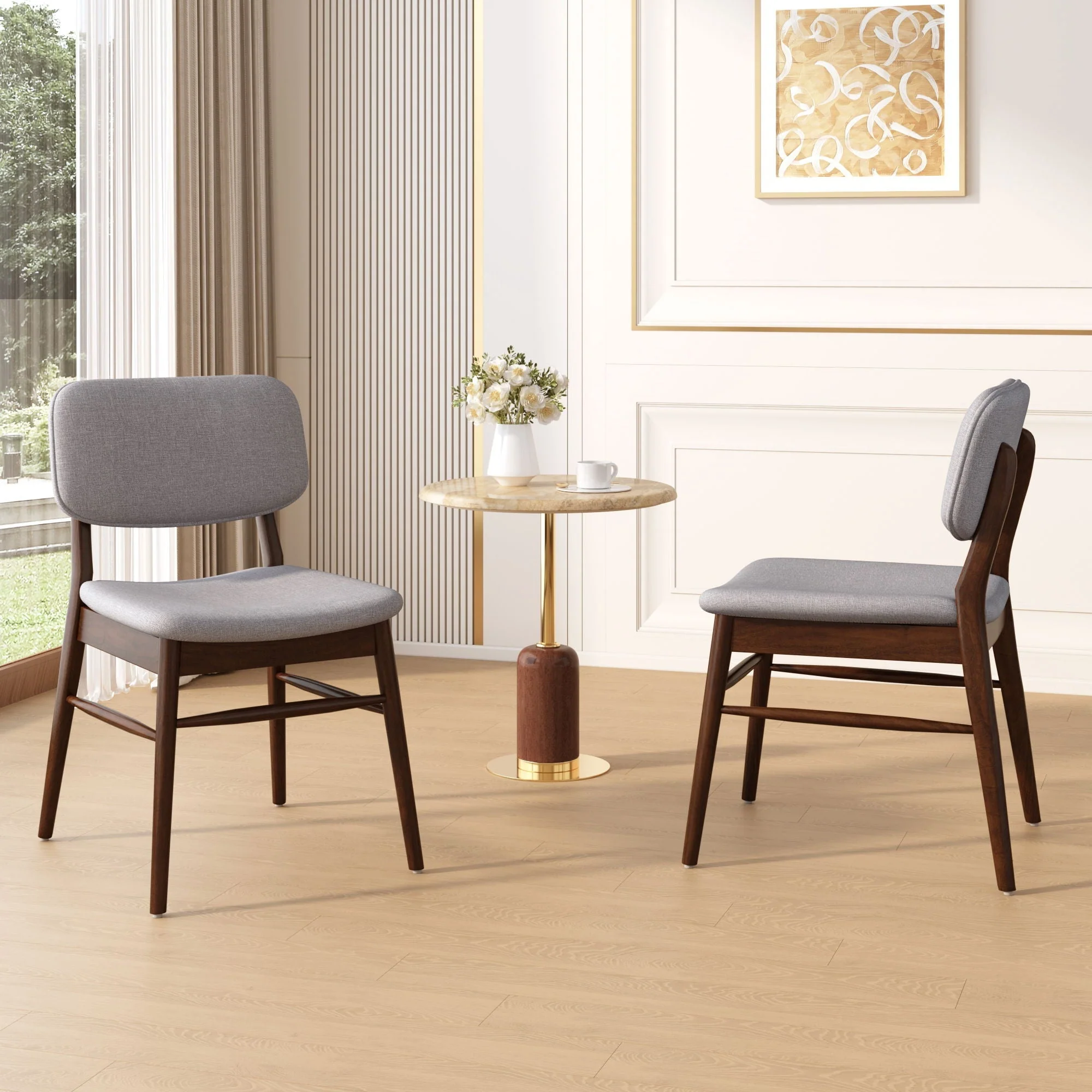 Upholstered Comfort Dining Chair (Set of 2) - Image 8
