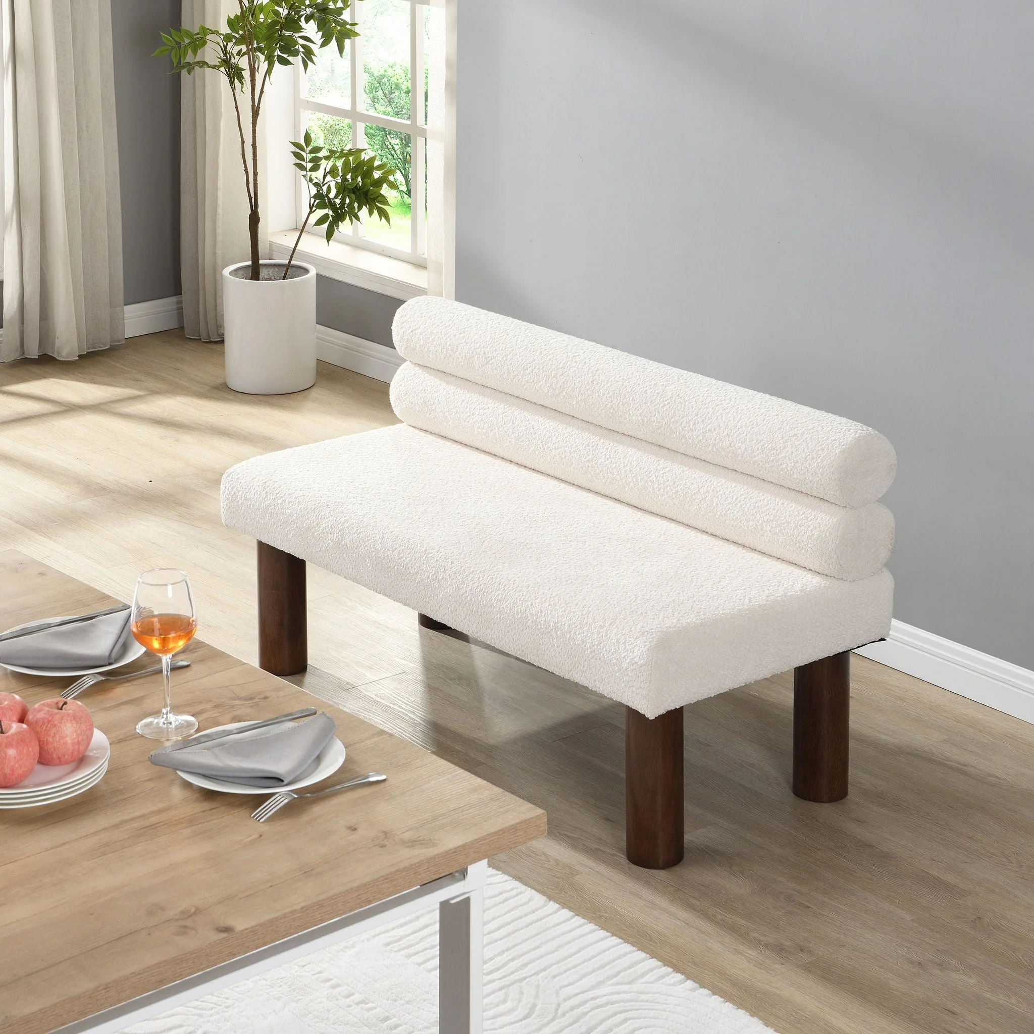 Upholstered Dining Bench - Image 3