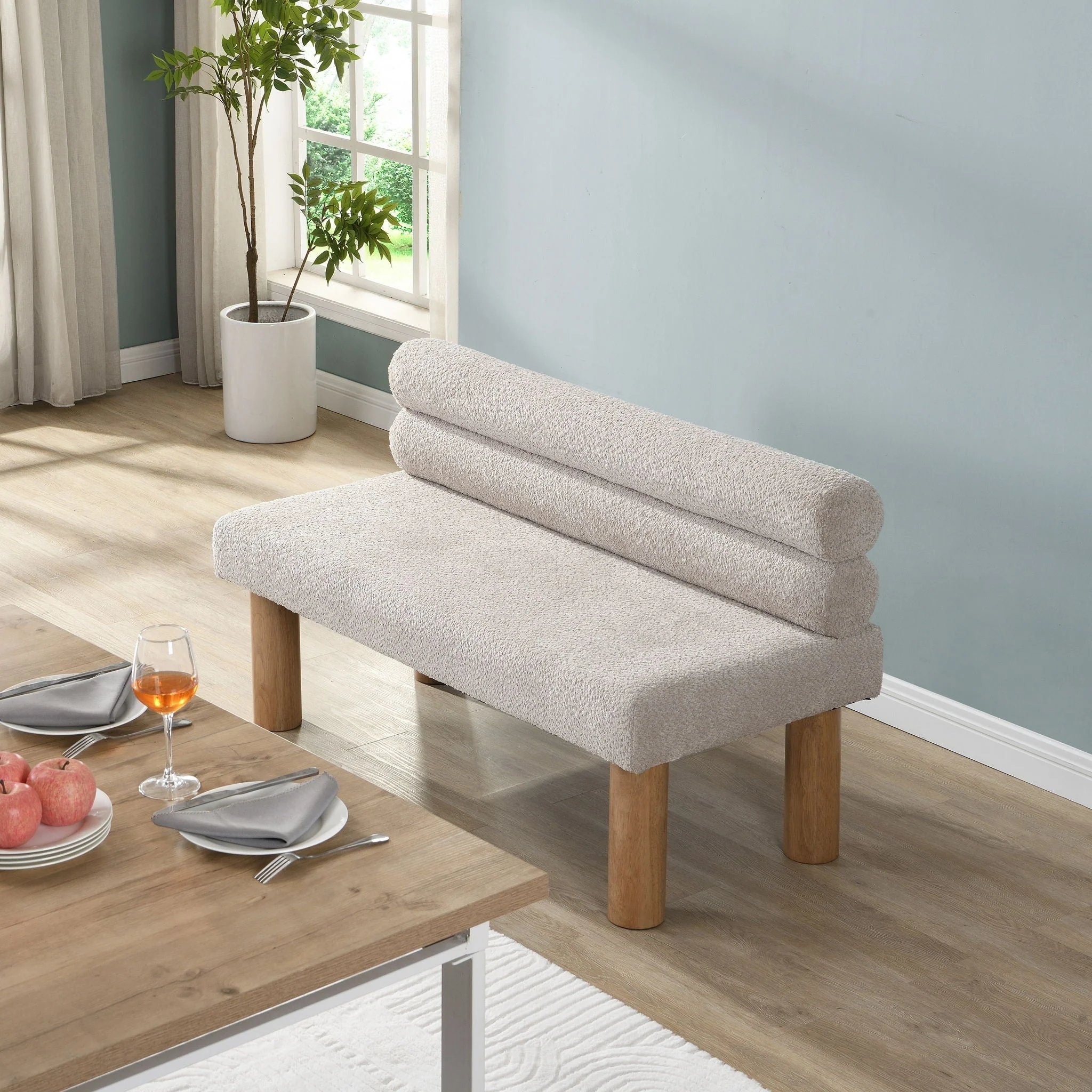 Upholstered Dining Bench - Image 7