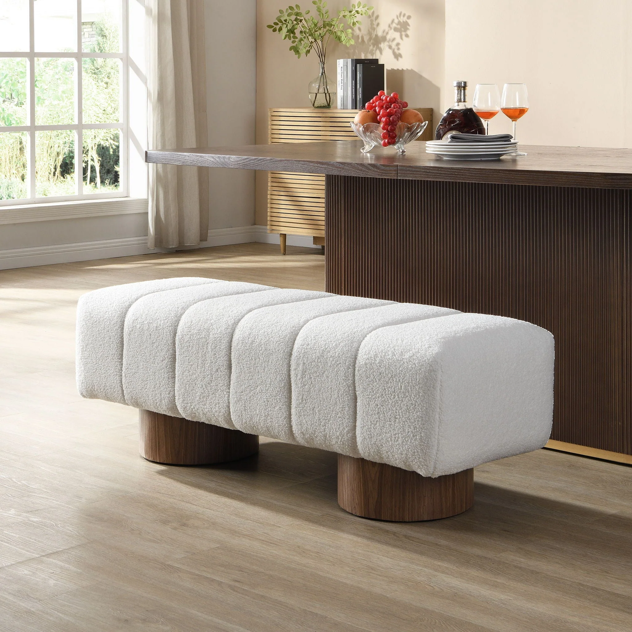 Upholstered Dining Bench For Dining Room - Image 14