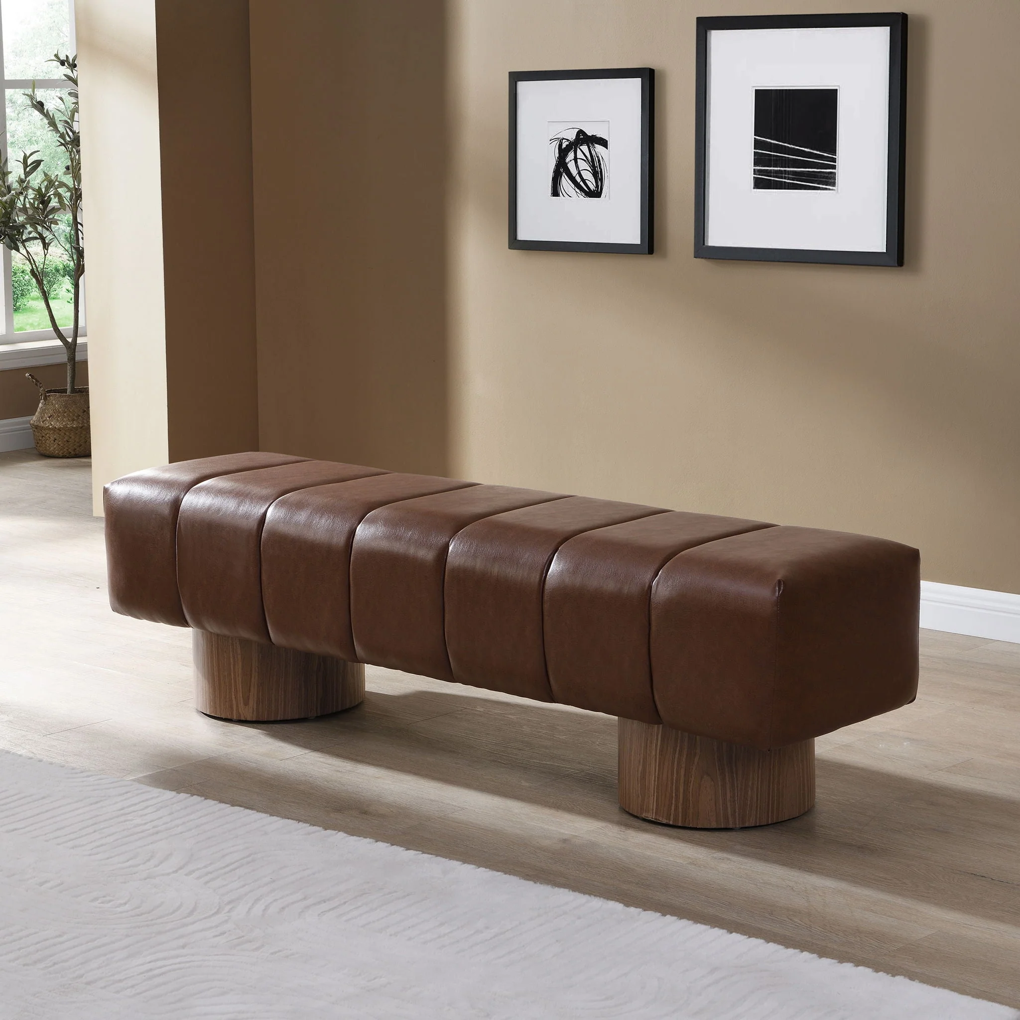Upholstered Dining Bench For Dining Room - Image 15
