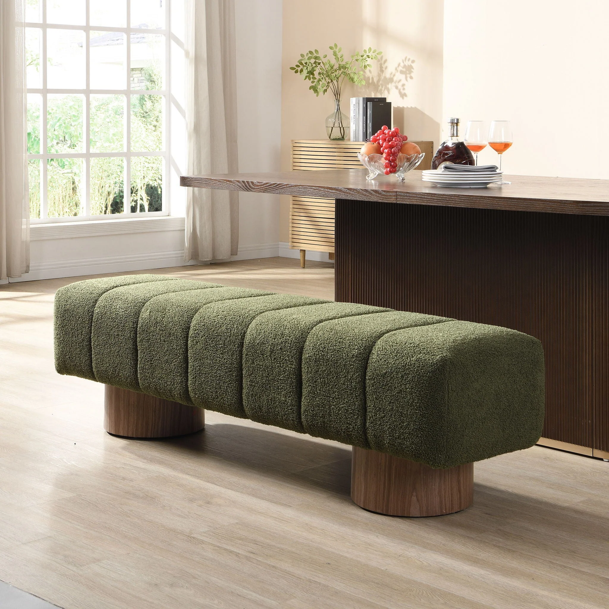 Upholstered Dining Bench For Dining Room - Image 21